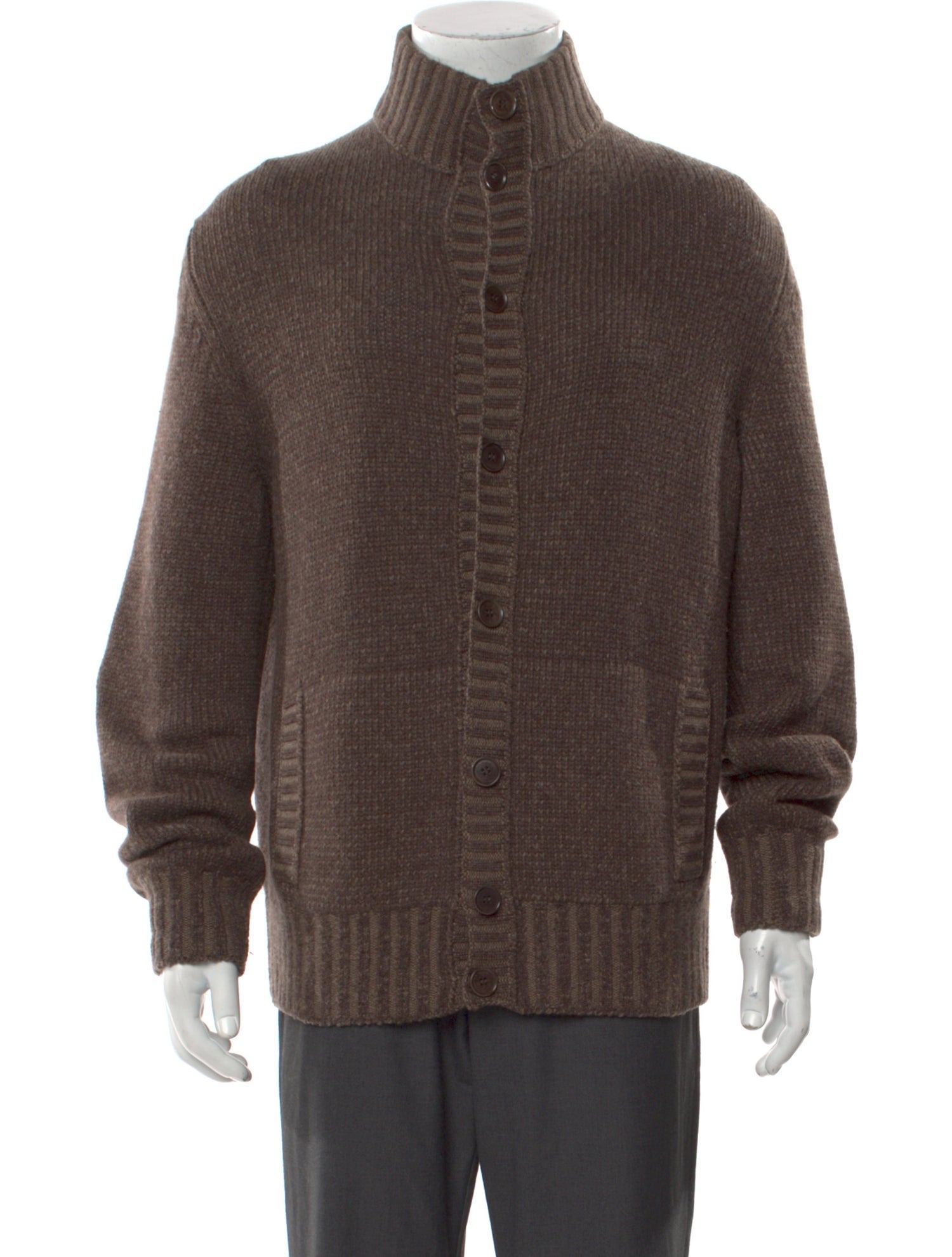 Loro Piana Cashmere Turtleneck Cardigan