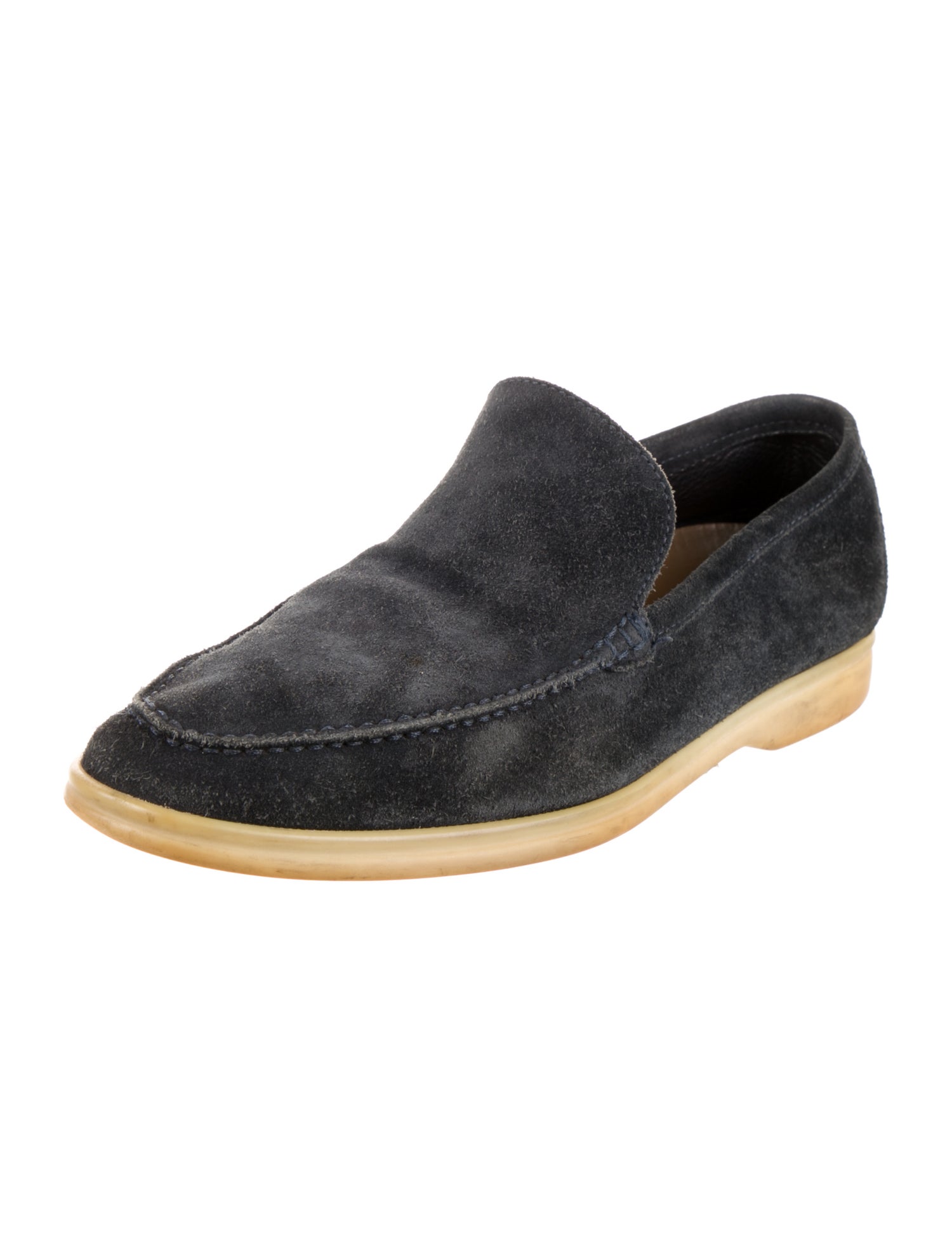 Loro Piana Summer Walk Suede Loafers