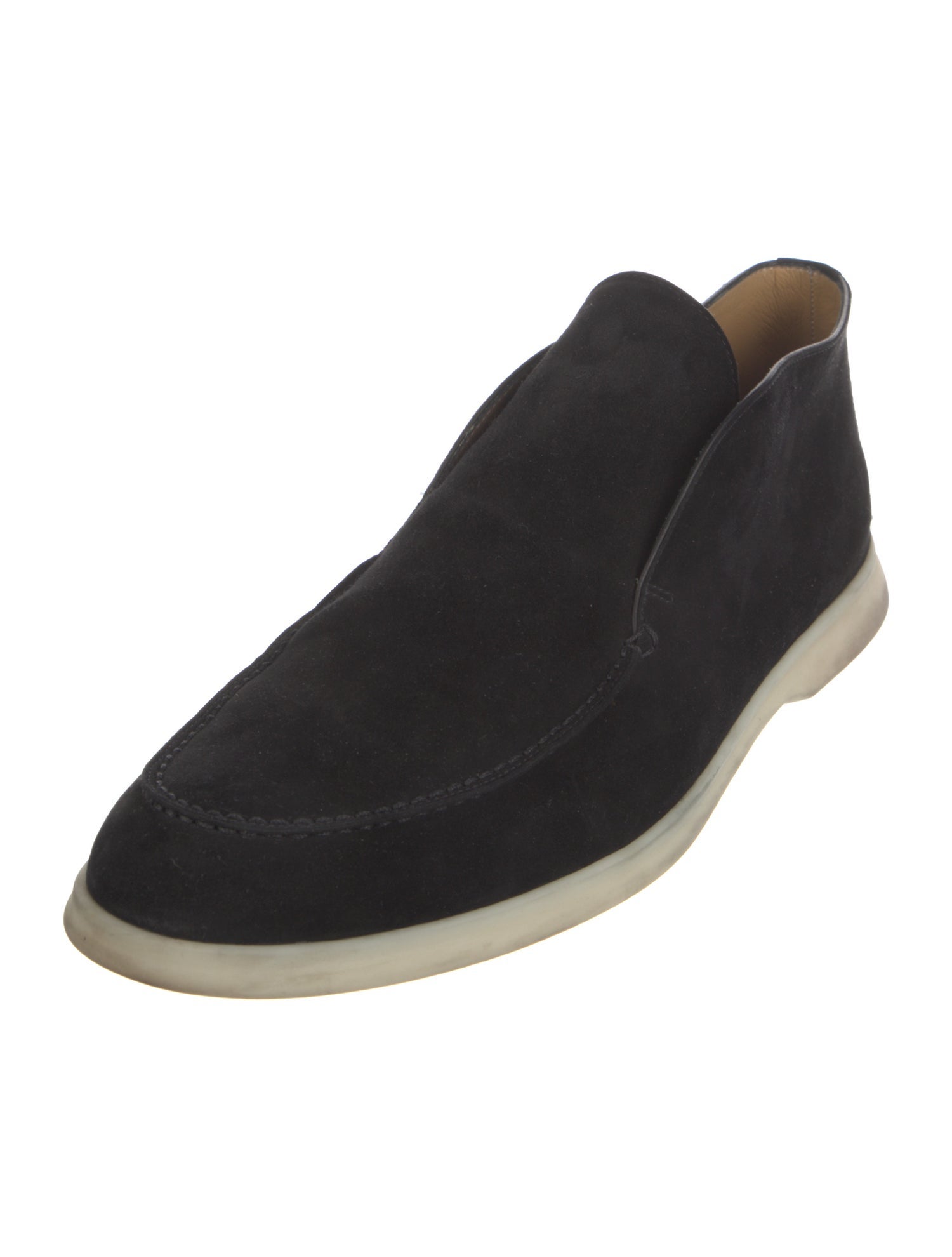 Loro Piana Open Walk Suede Loafers
