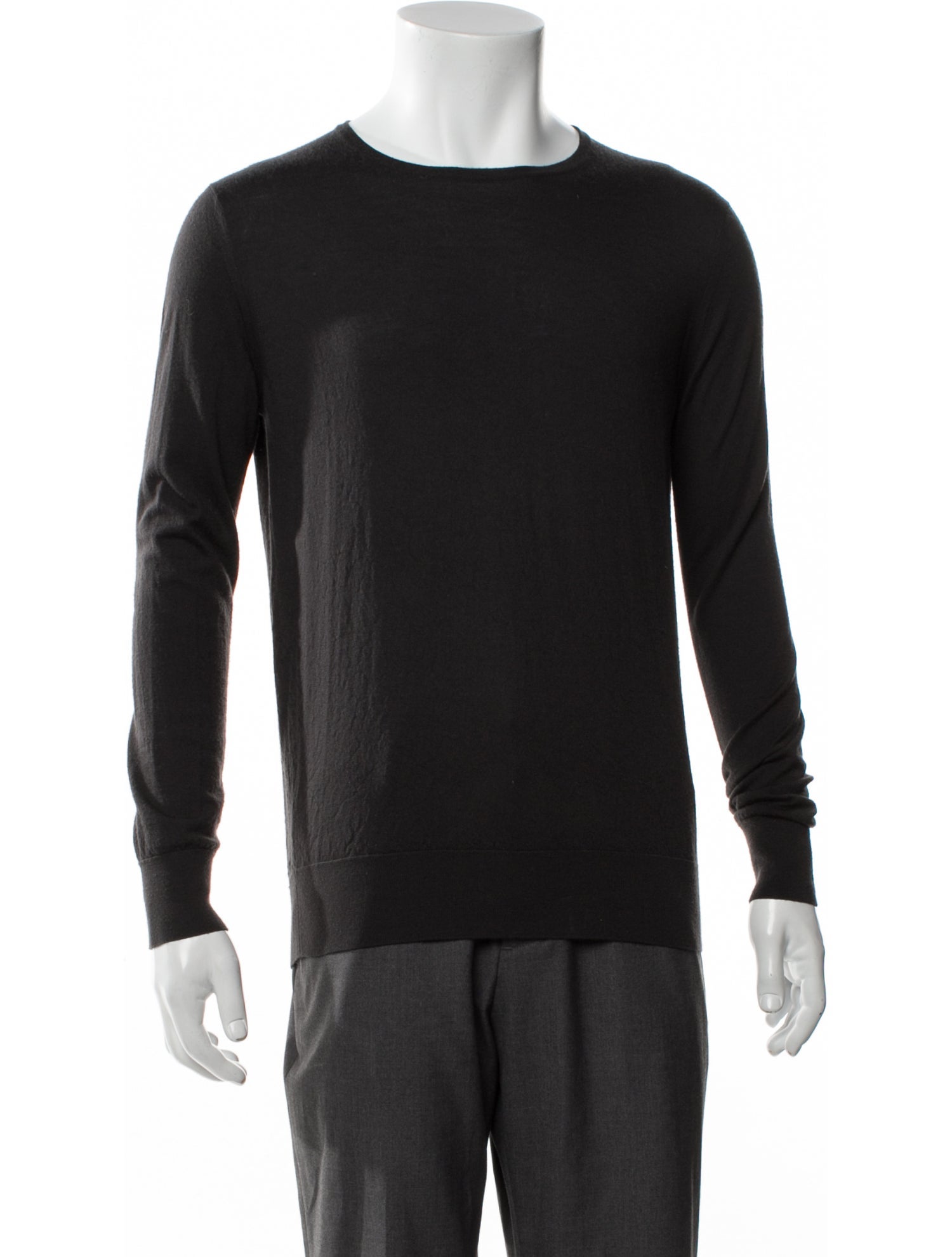 Loro Piana Virgin Wool Crew Neck Pullover