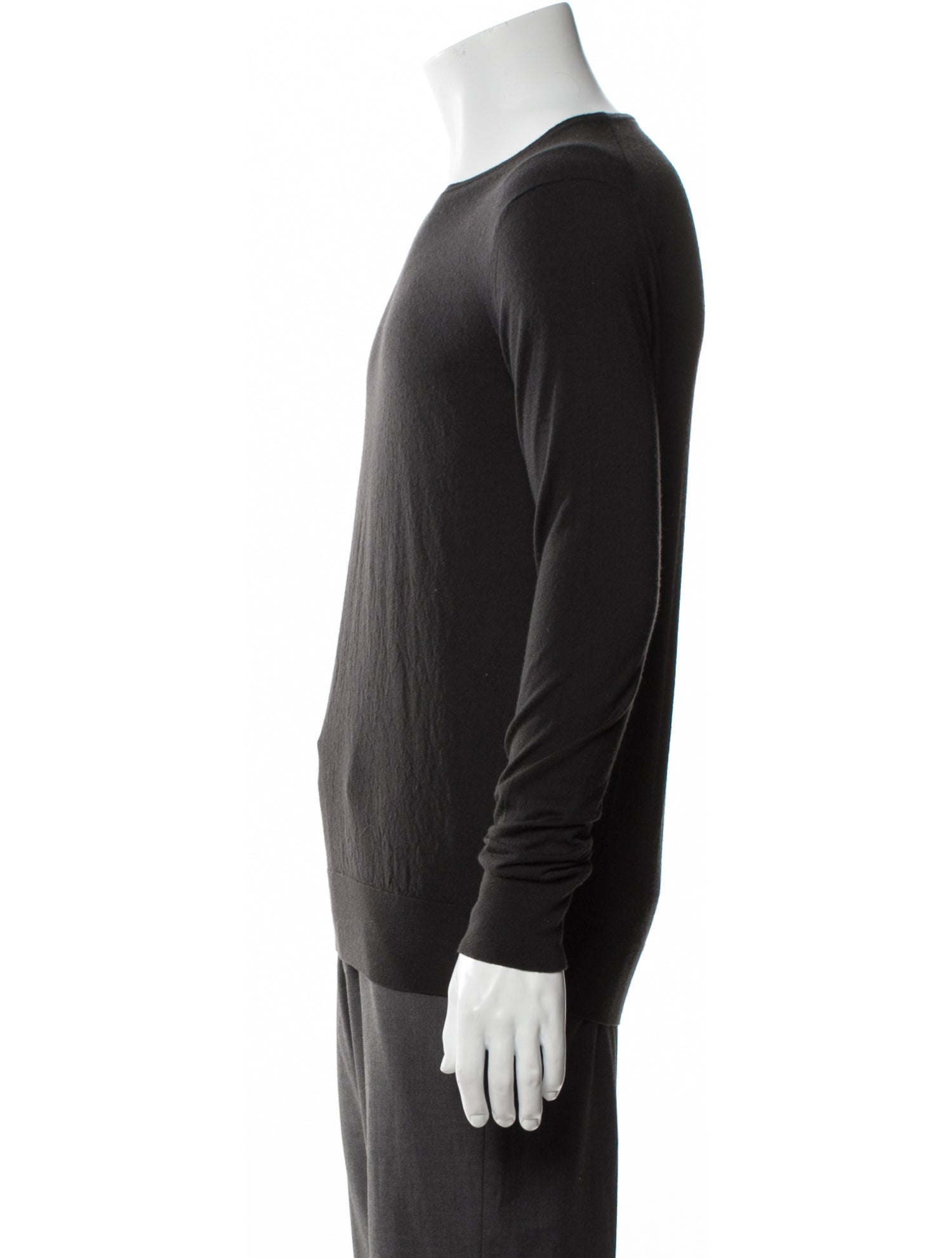 Loro Piana Virgin Wool Crew Neck Pullover