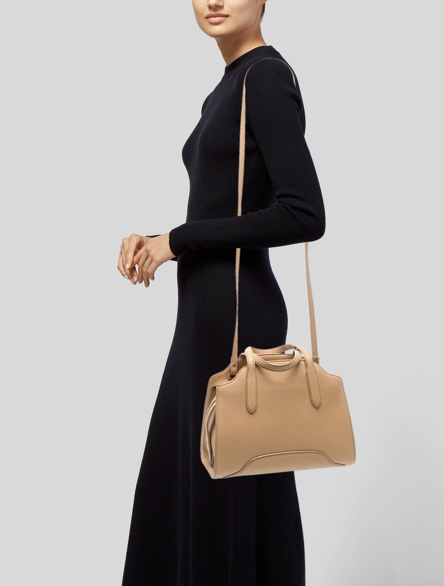 Loro Piana Leather Shoulder Bag