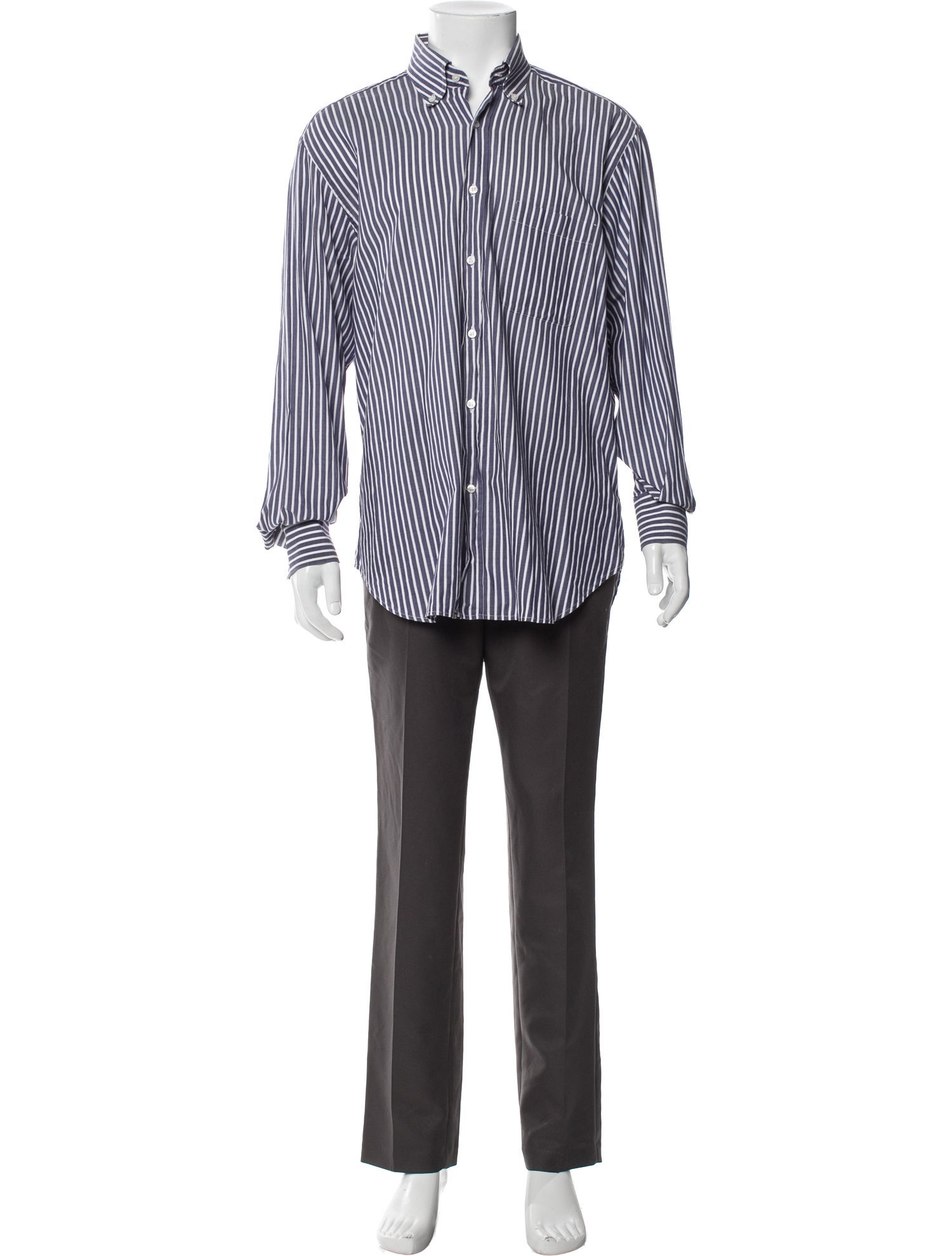 Loro Piana Striped Long Sleeve Shirt