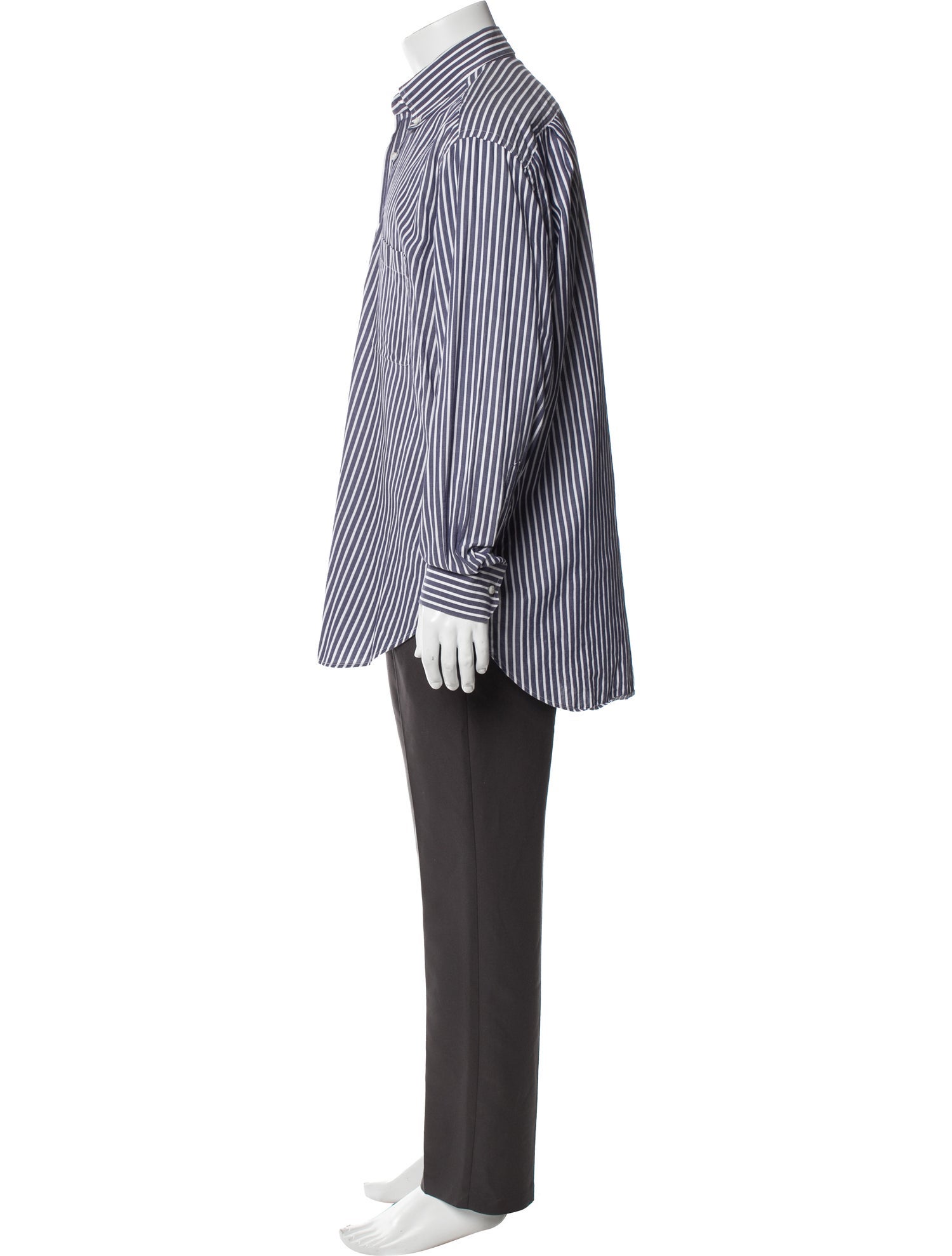 Loro Piana Striped Long Sleeve Shirt
