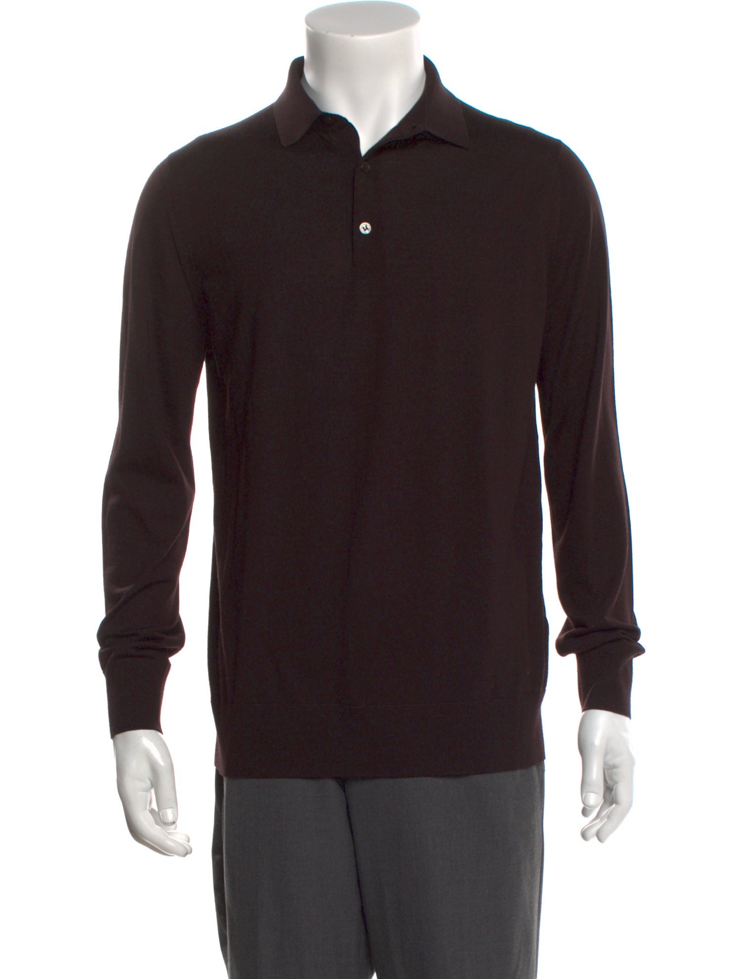 Loro Piana Wish® Virgin Wool Polo Sweater