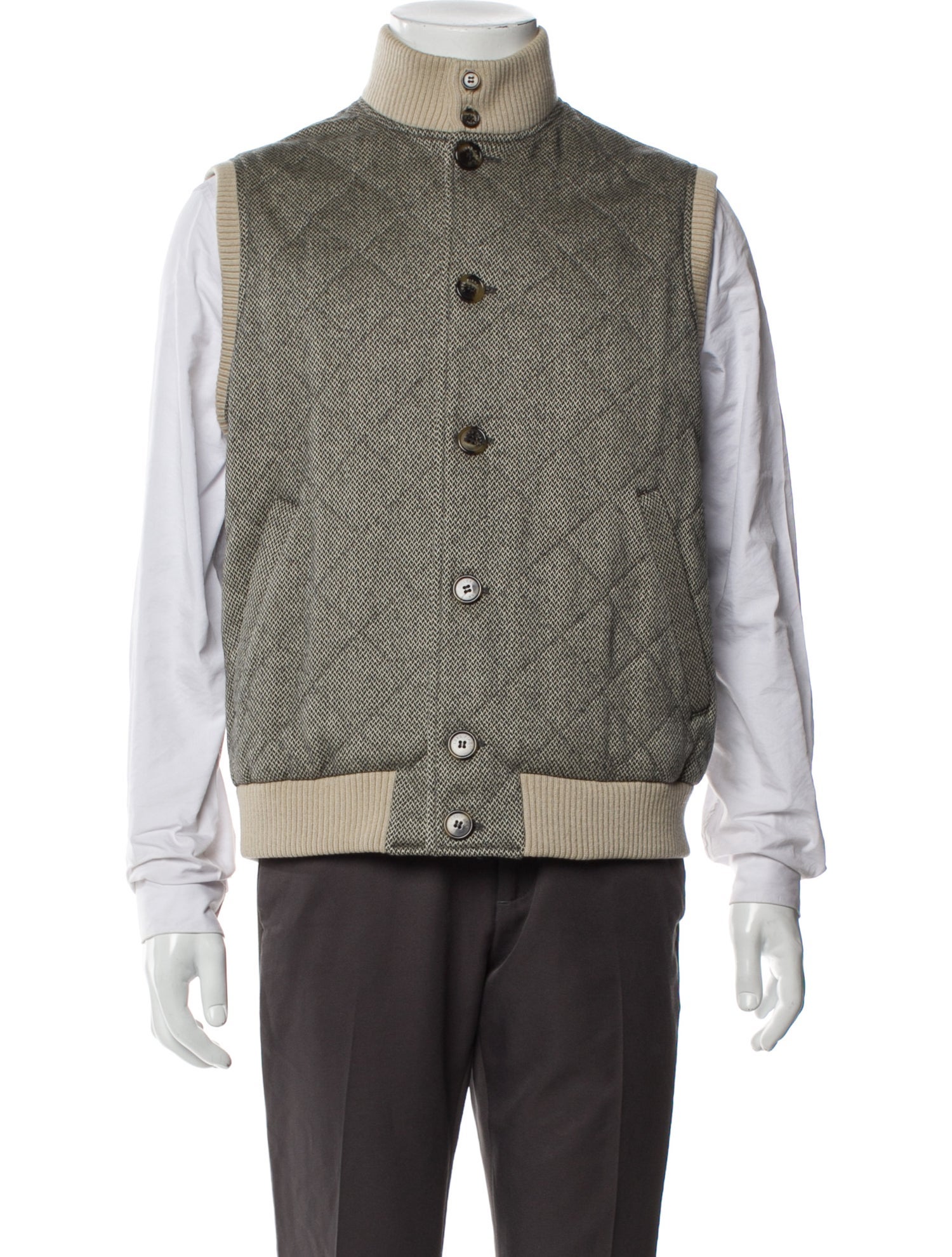 Loro Piana Cashmere Printed Vest