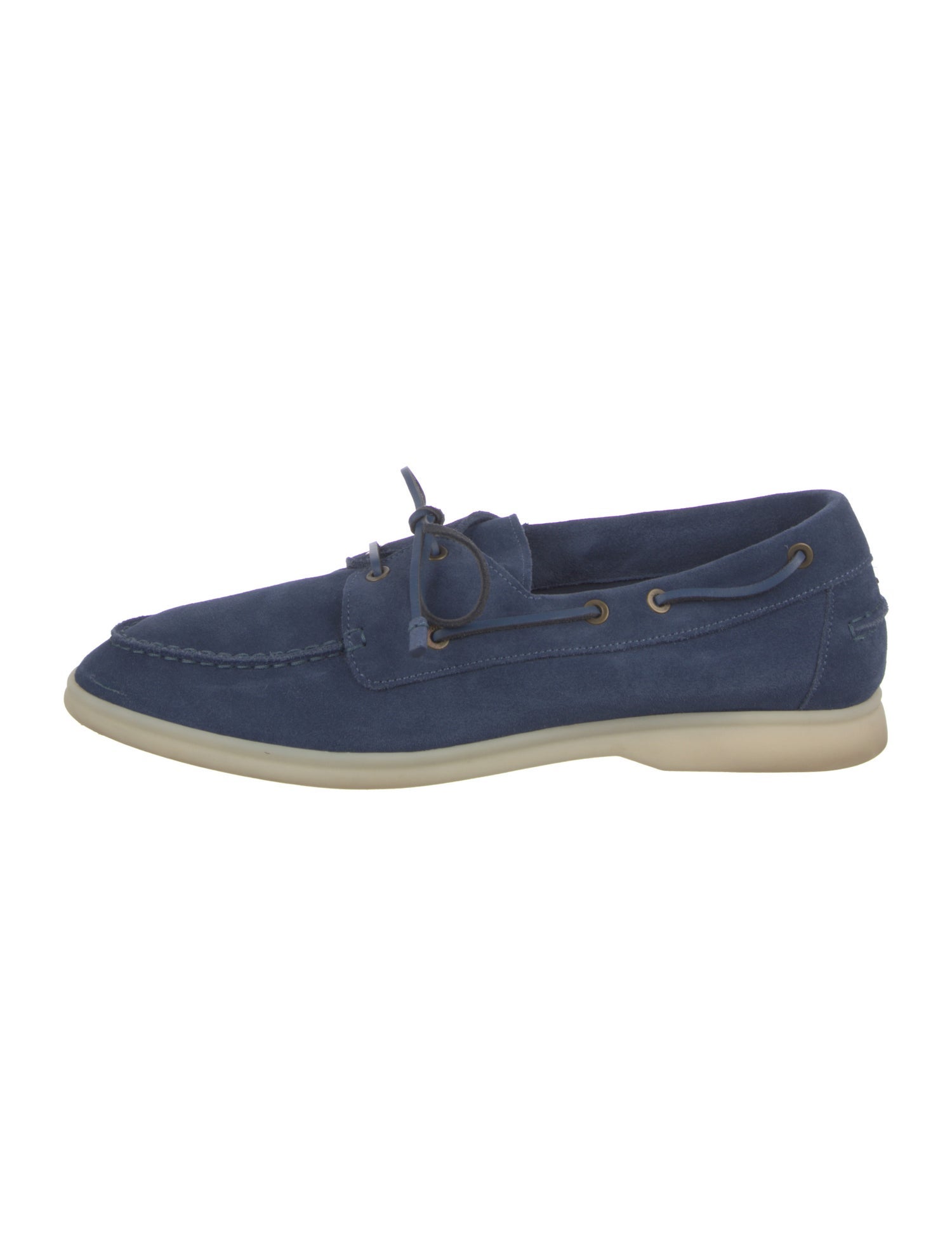 Loro Piana Sea Sail walk Suede Boat Shoes