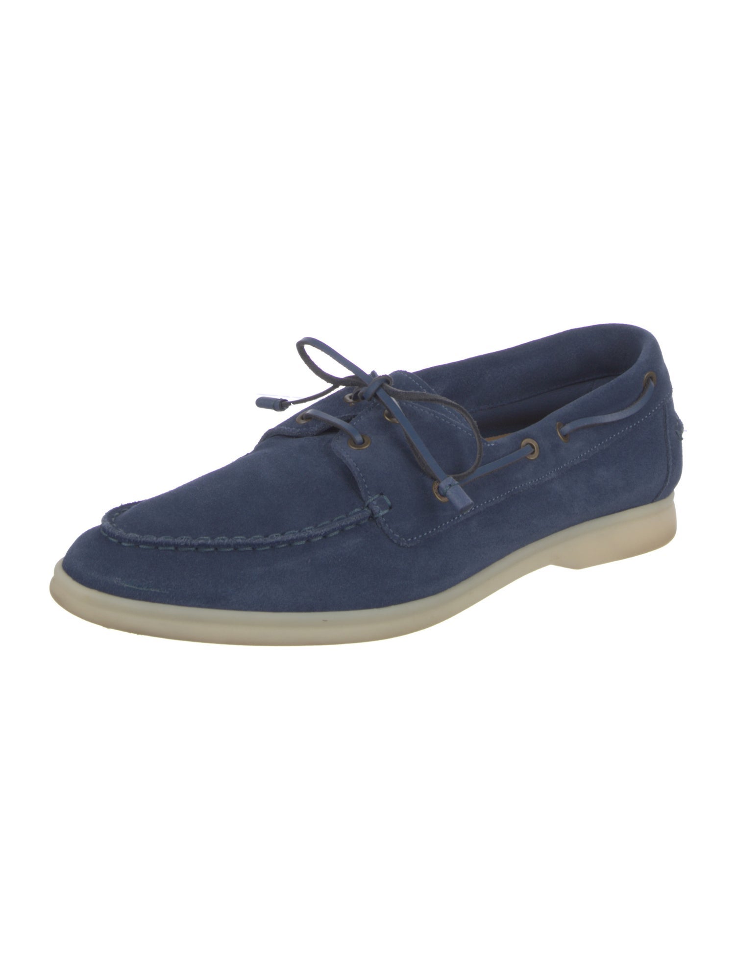 Loro Piana Sea Sail walk Suede Boat Shoes