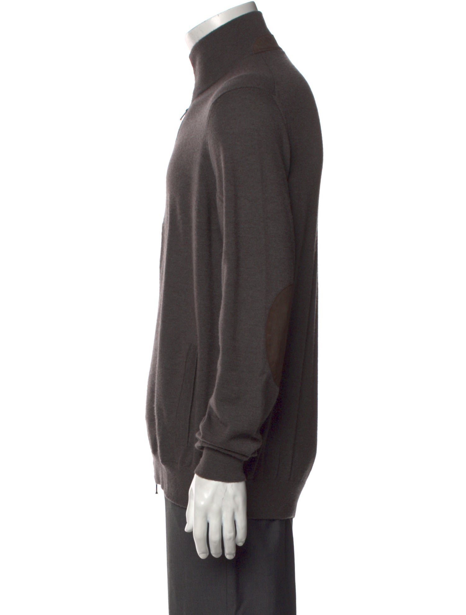 Loro Piana Cashmere Mock Neck Cardigan