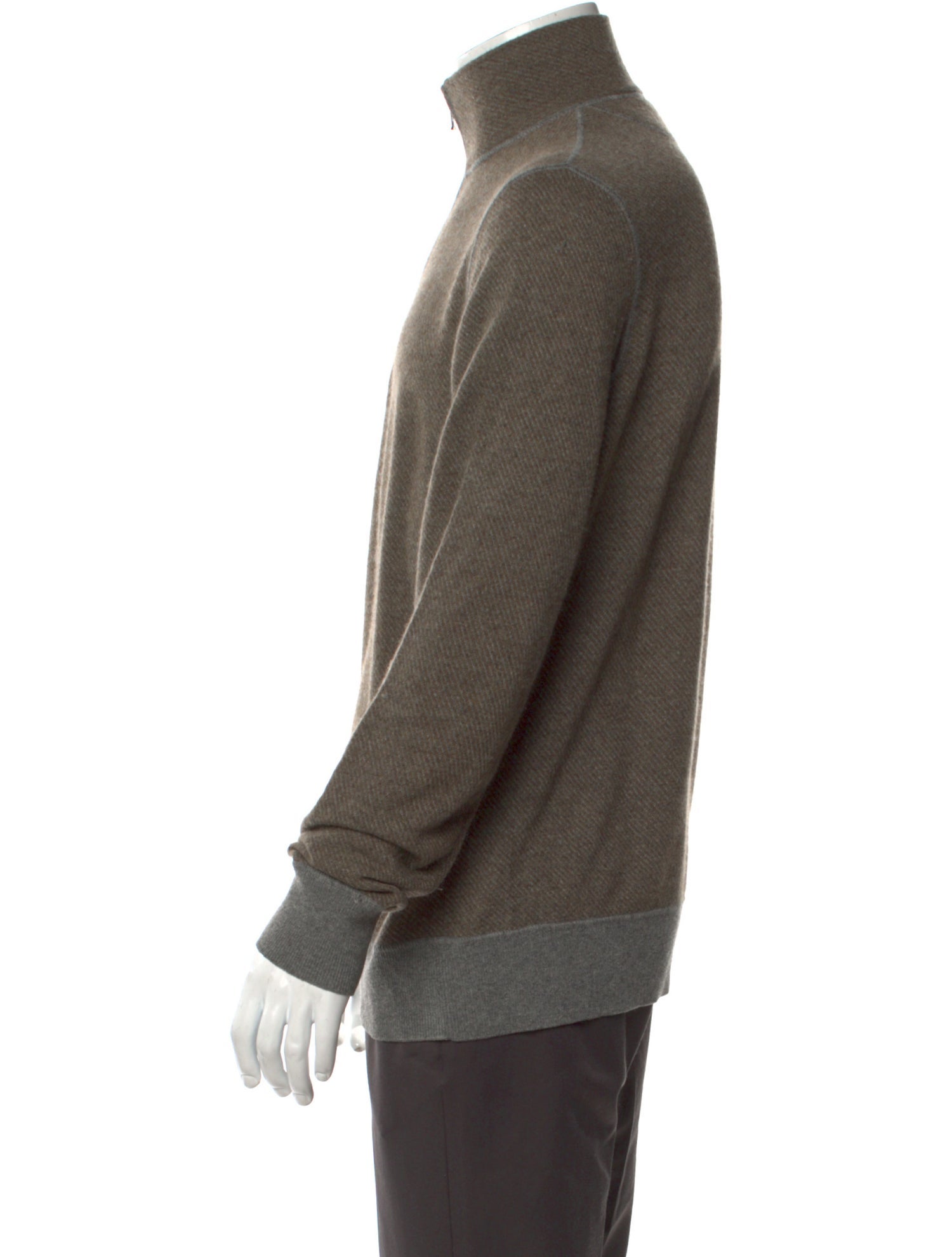 Loro Piana Roadster Pull Mock Neck Pullover