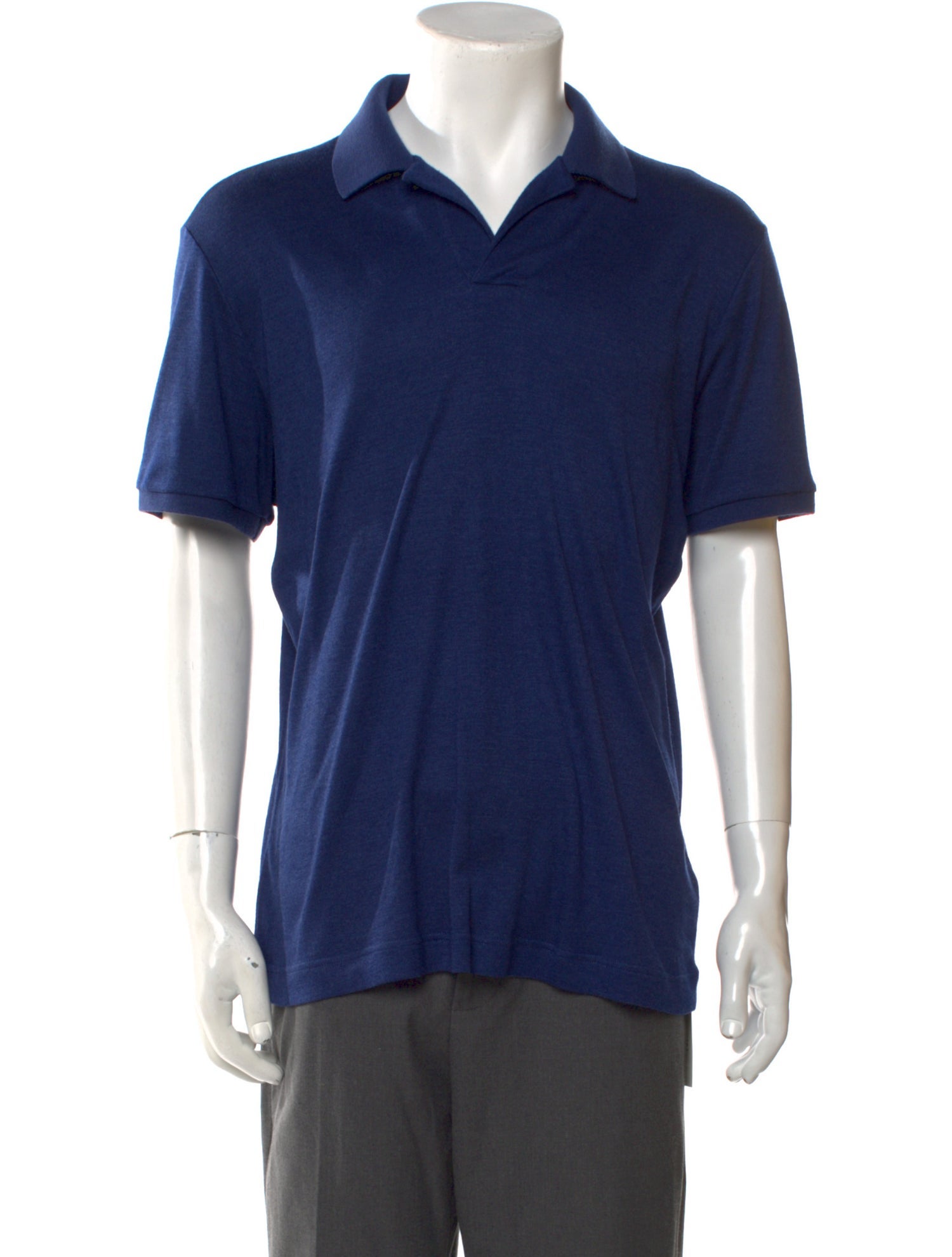 Loro Piana Cashmere V-Neck Polo Shirt