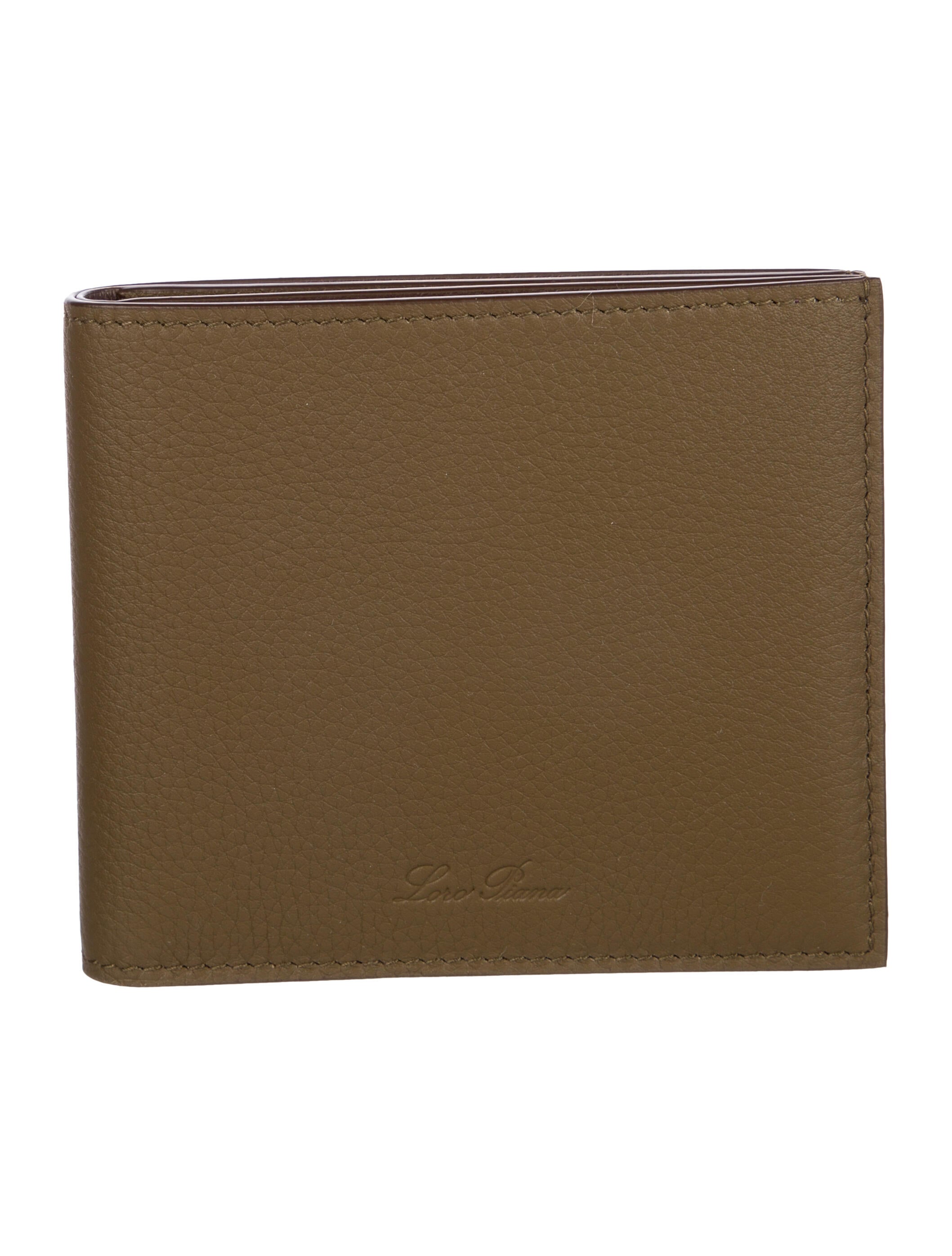 Loro Piana Leather Bifold Wallet w/ Tags
