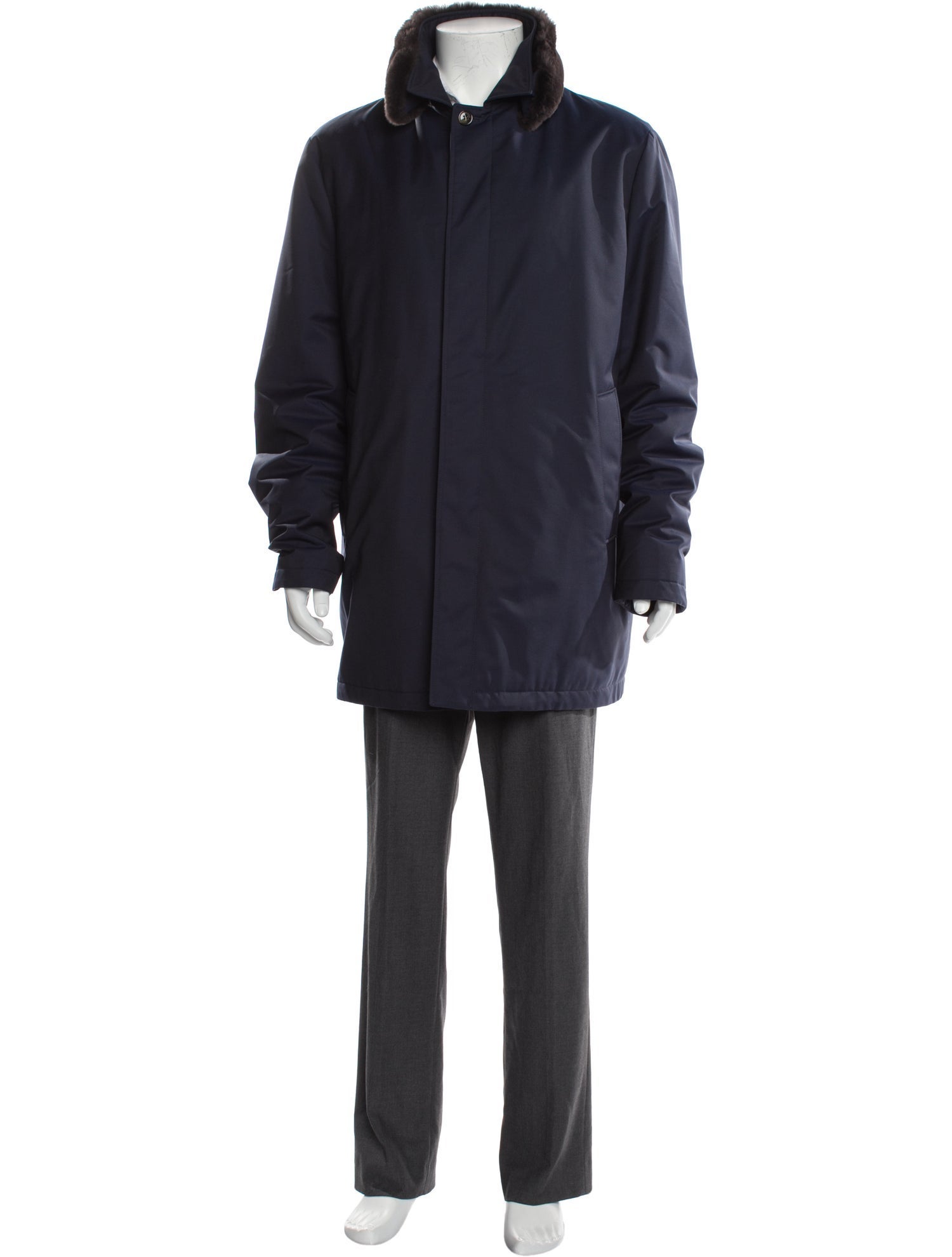 Loro Piana Green Tecnowool Storm System Parka