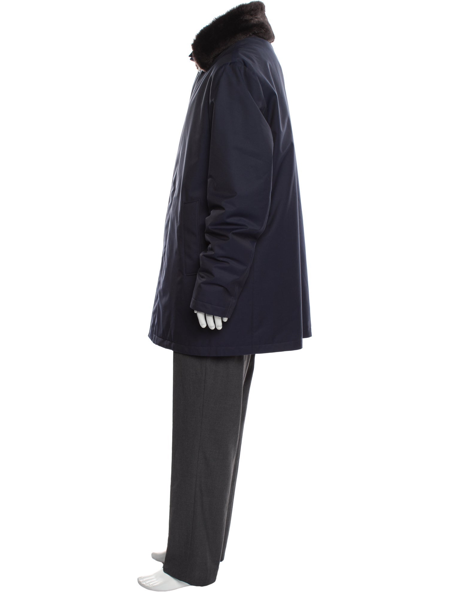 Loro Piana Green Tecnowool Storm System Parka