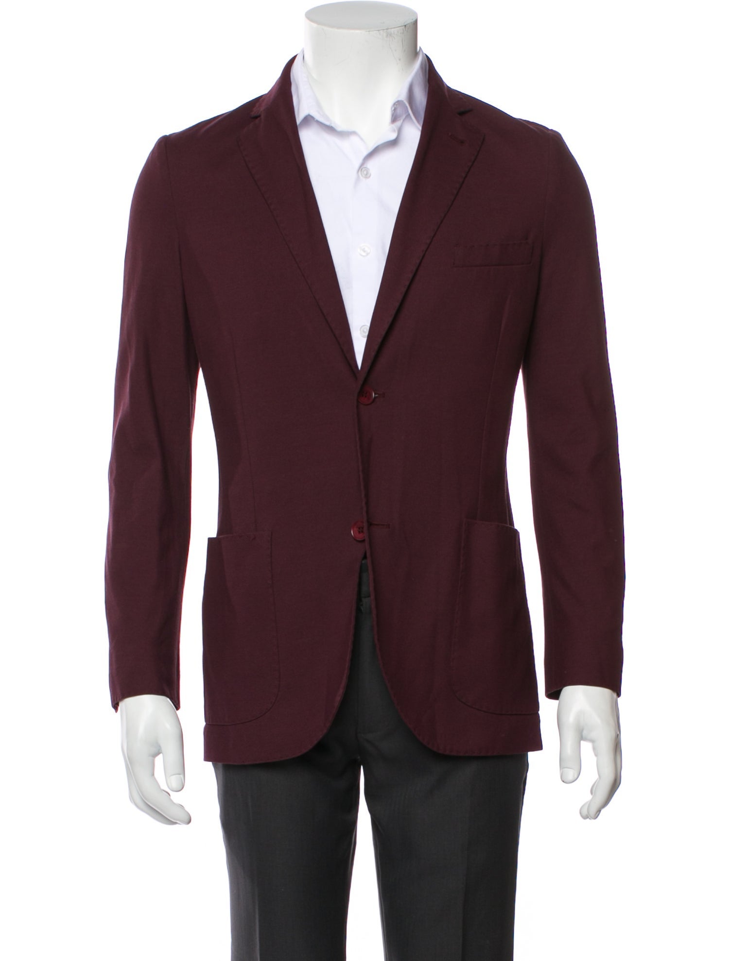 Loro Piana Leather Trim Embellishment Sport Coat