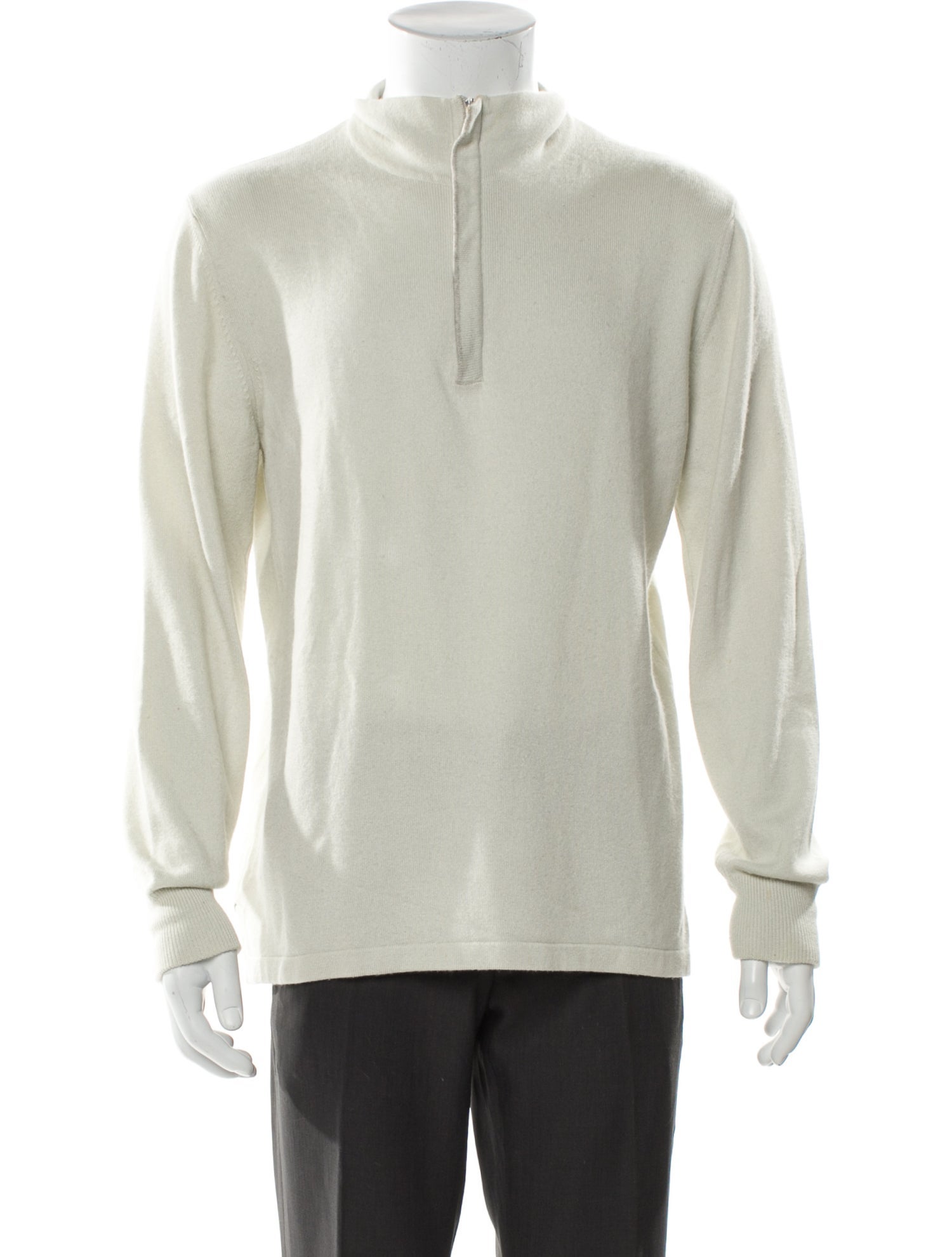 Loro Piana Cashmere Mock Neck Pullover