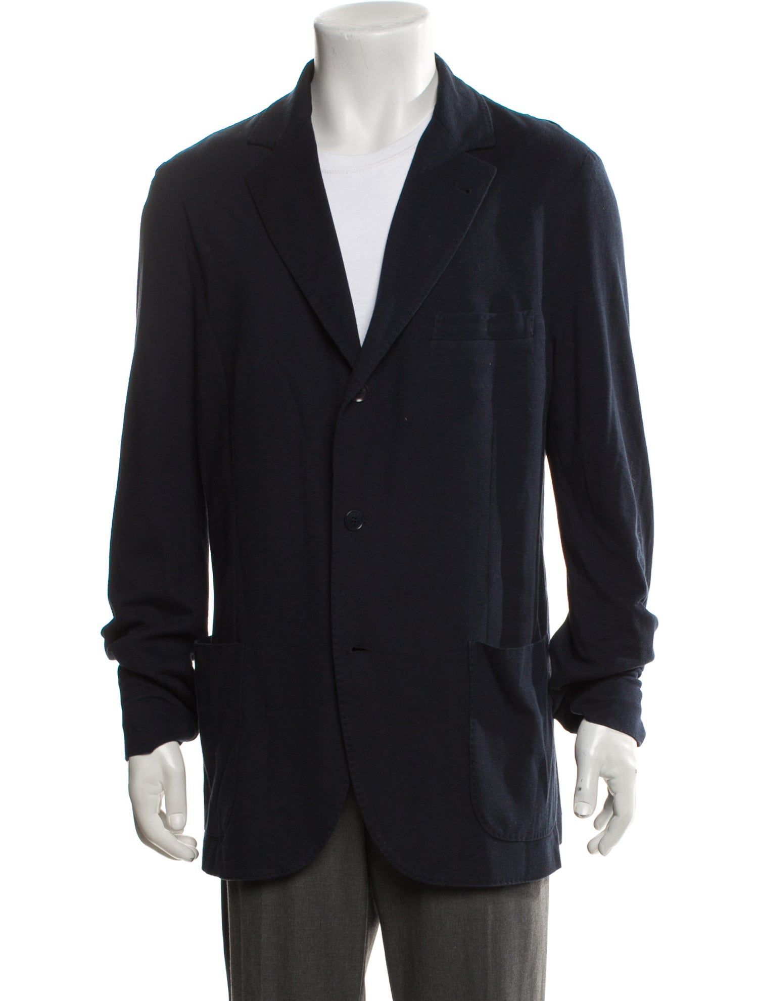 Loro Piana Leather Trim Embellishment Sport Coat