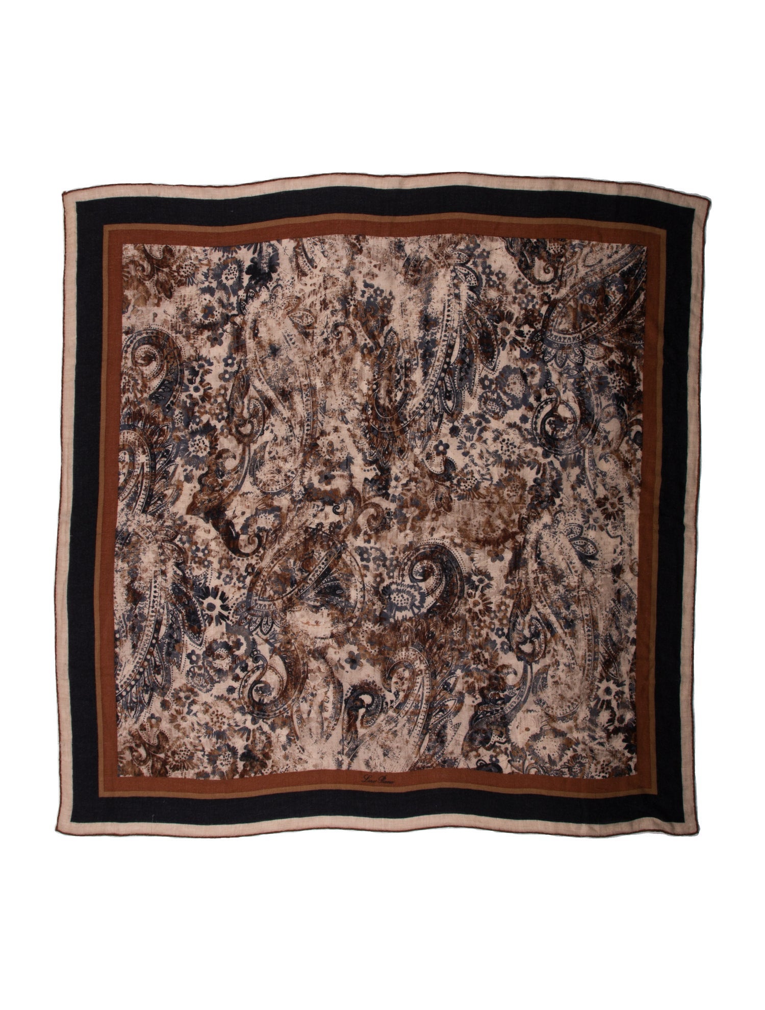 Loro Piana Paisley Print Scarf