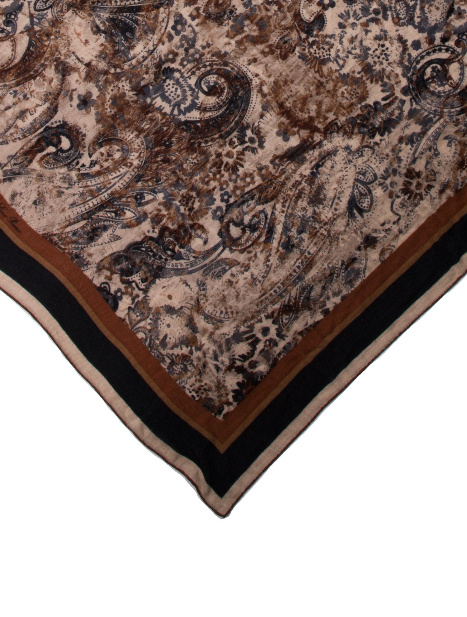 Loro Piana Paisley Print Scarf