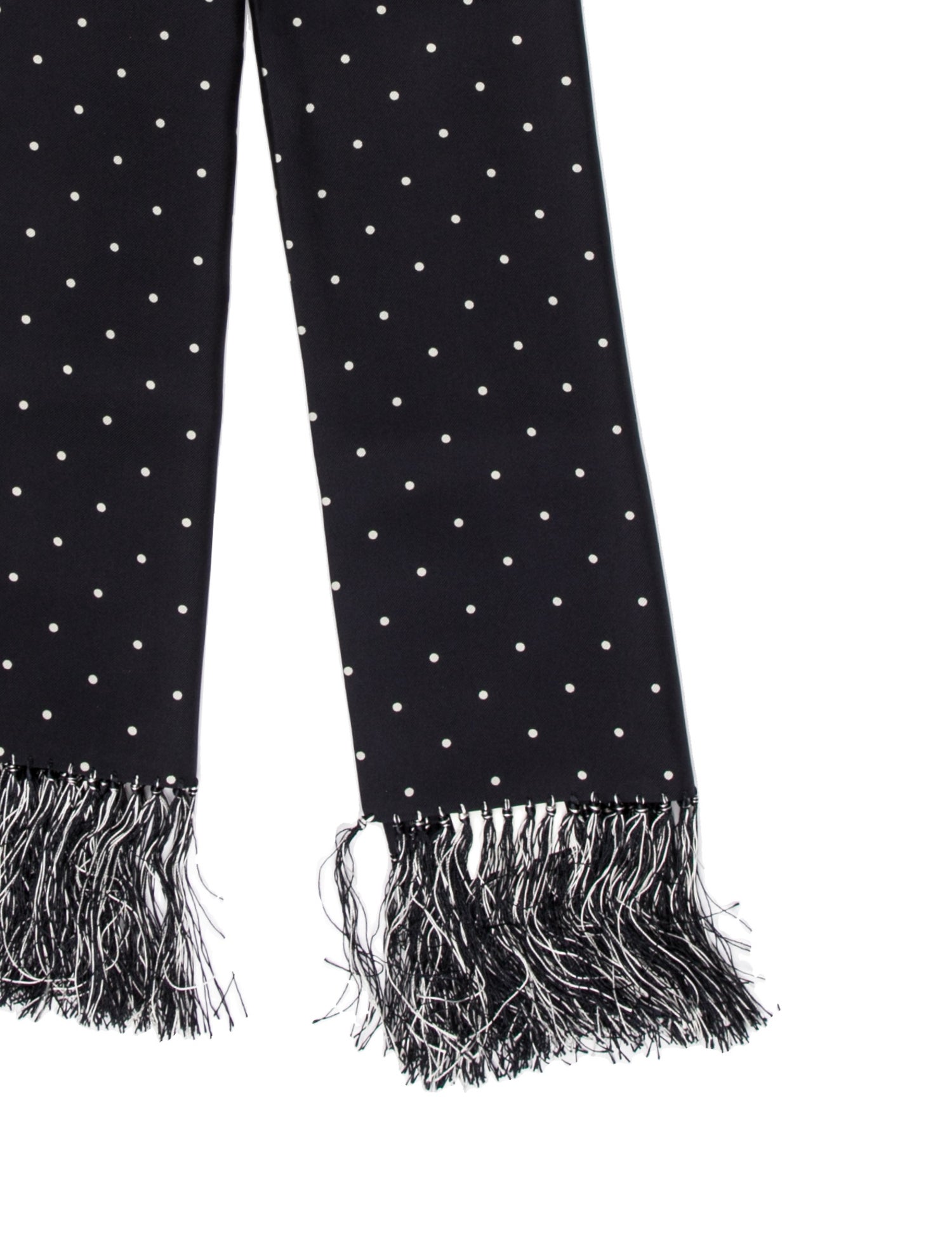 Loro Piana Silk Polka Dot Print Scarf w/ Tags