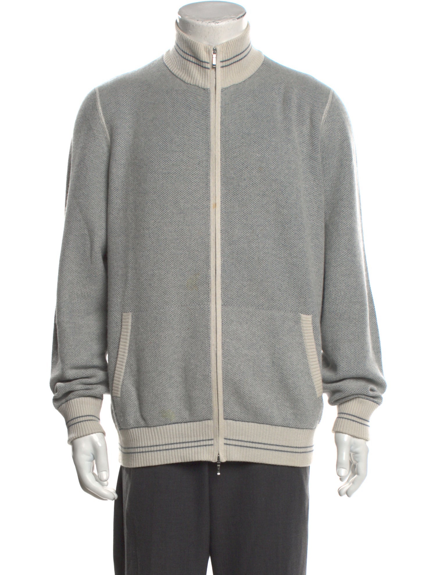 Loro Piana Silk Striped Cardigan