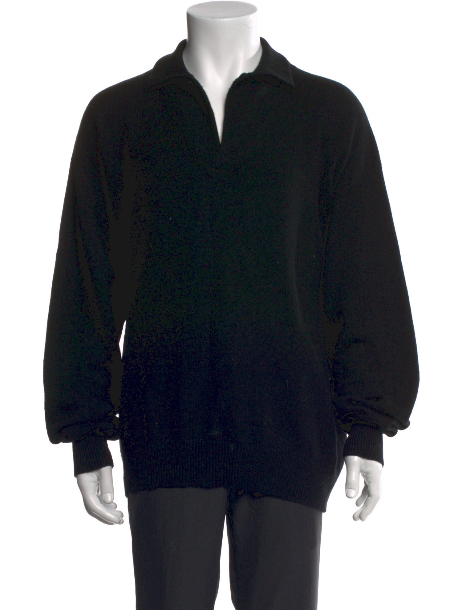 Loro Piana Cashmere Collar Polo Sweater