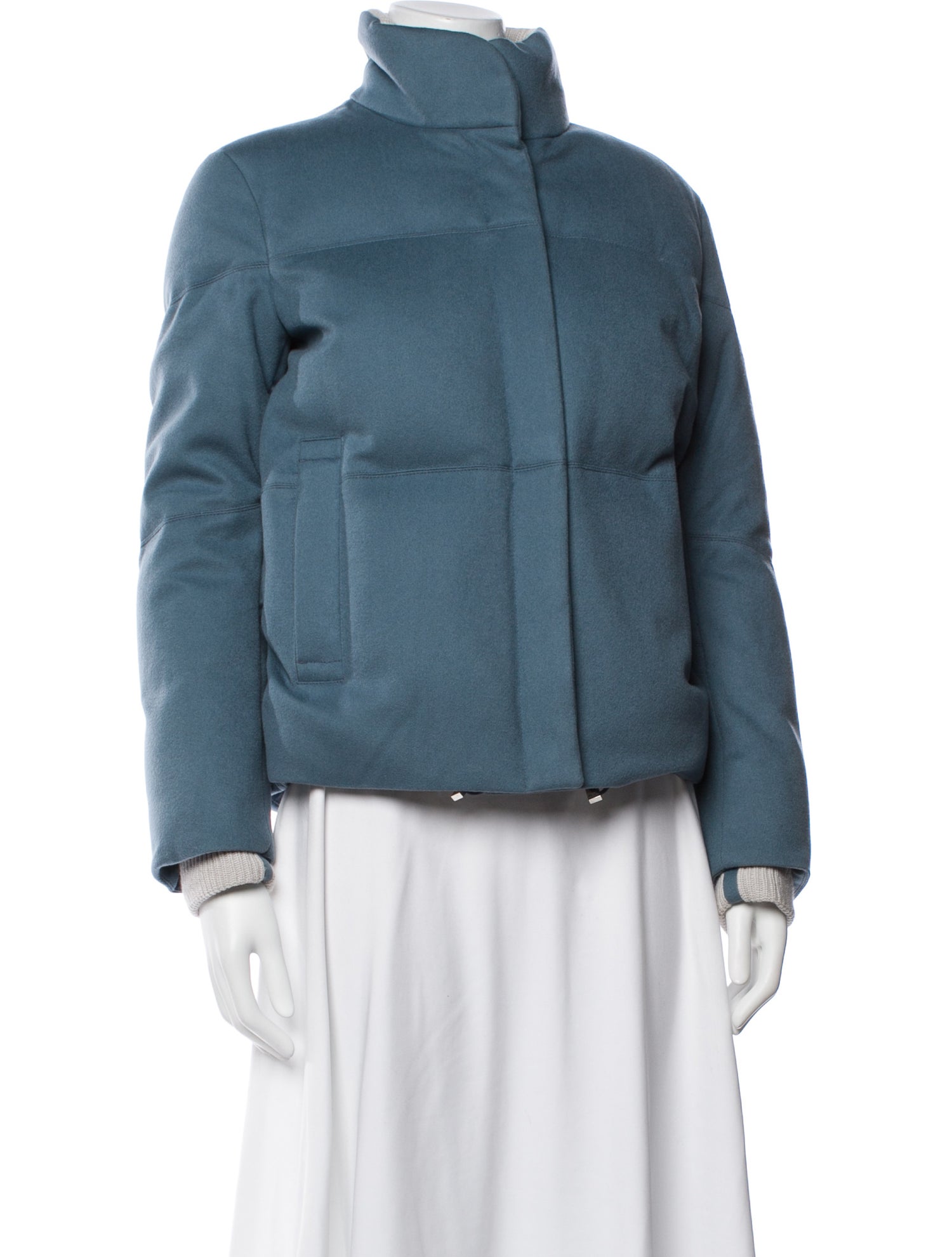 Loro Piana Cashmere Green Storm System Cashmere Down Jacket