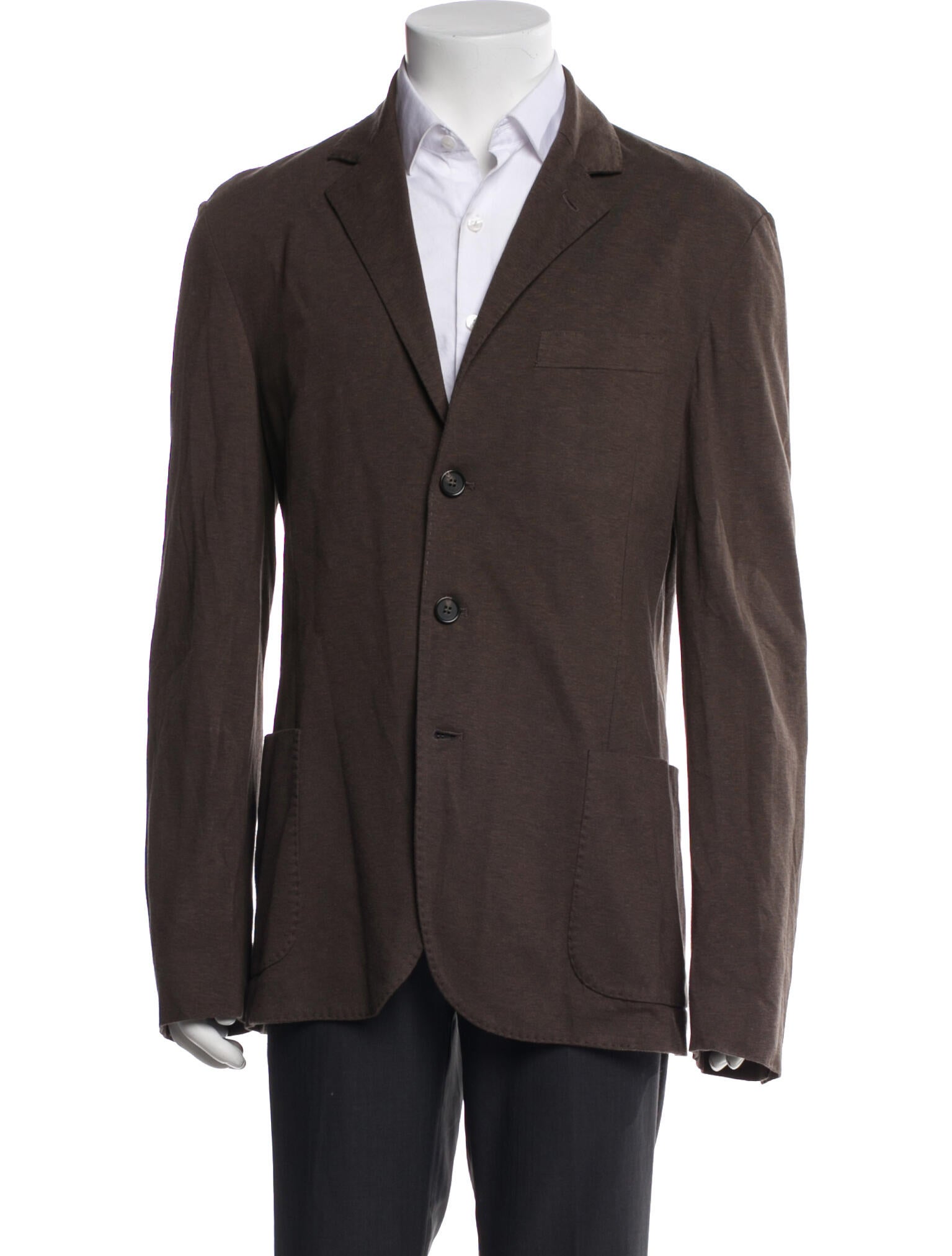 Loro Piana Leather Trim Embellishment Blazer