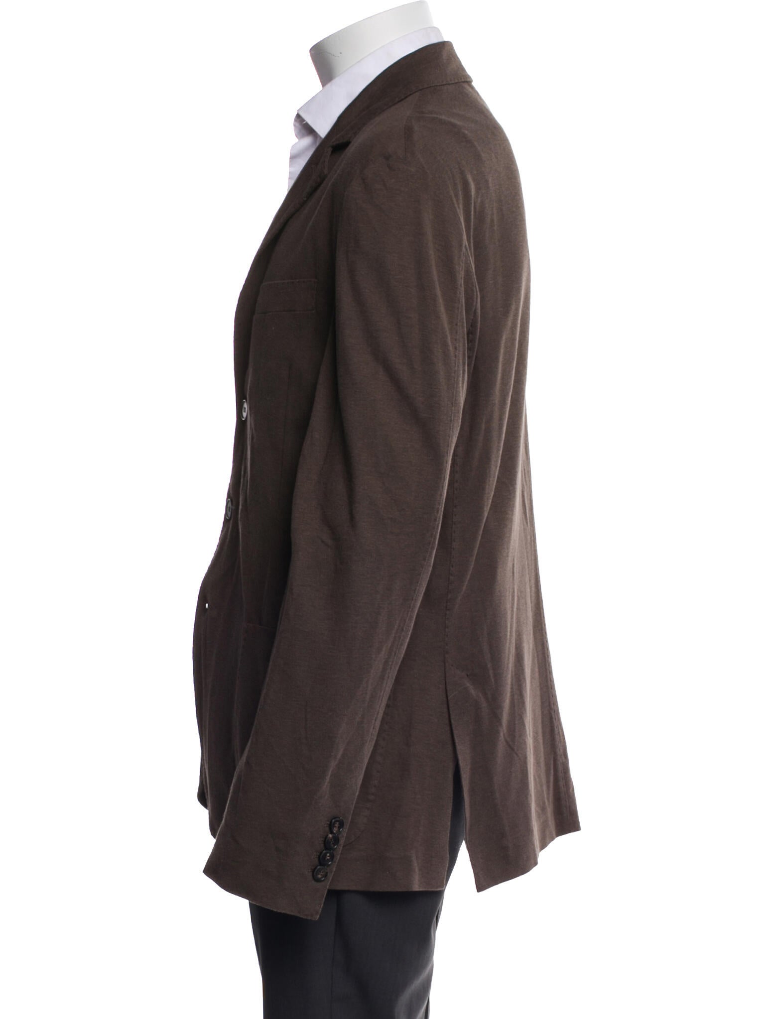 Loro Piana Leather Trim Embellishment Blazer