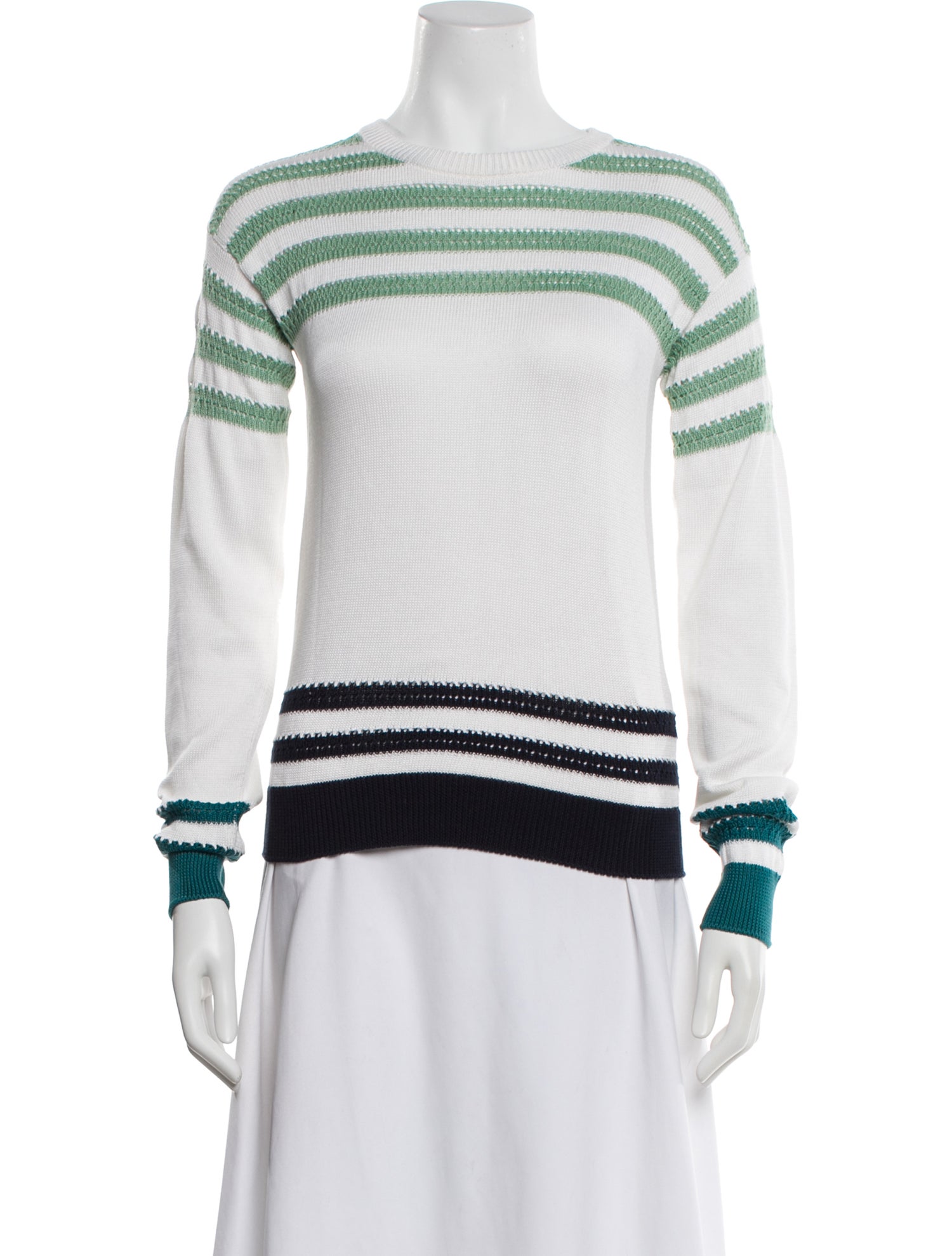 Loro Piana Striped Bateau Neckline Sweater w/ Tags