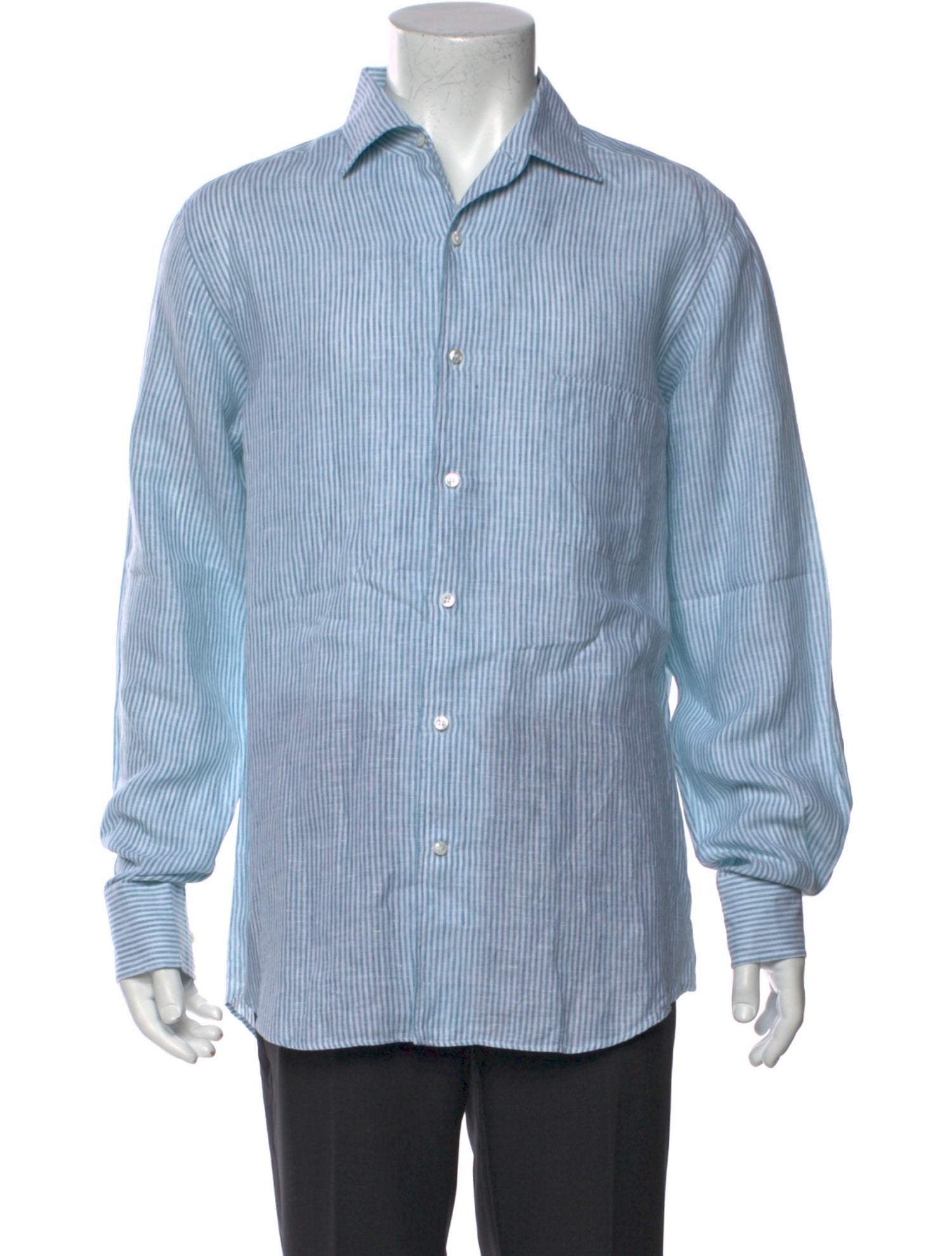 Loro Piana Linen Striped Shirt