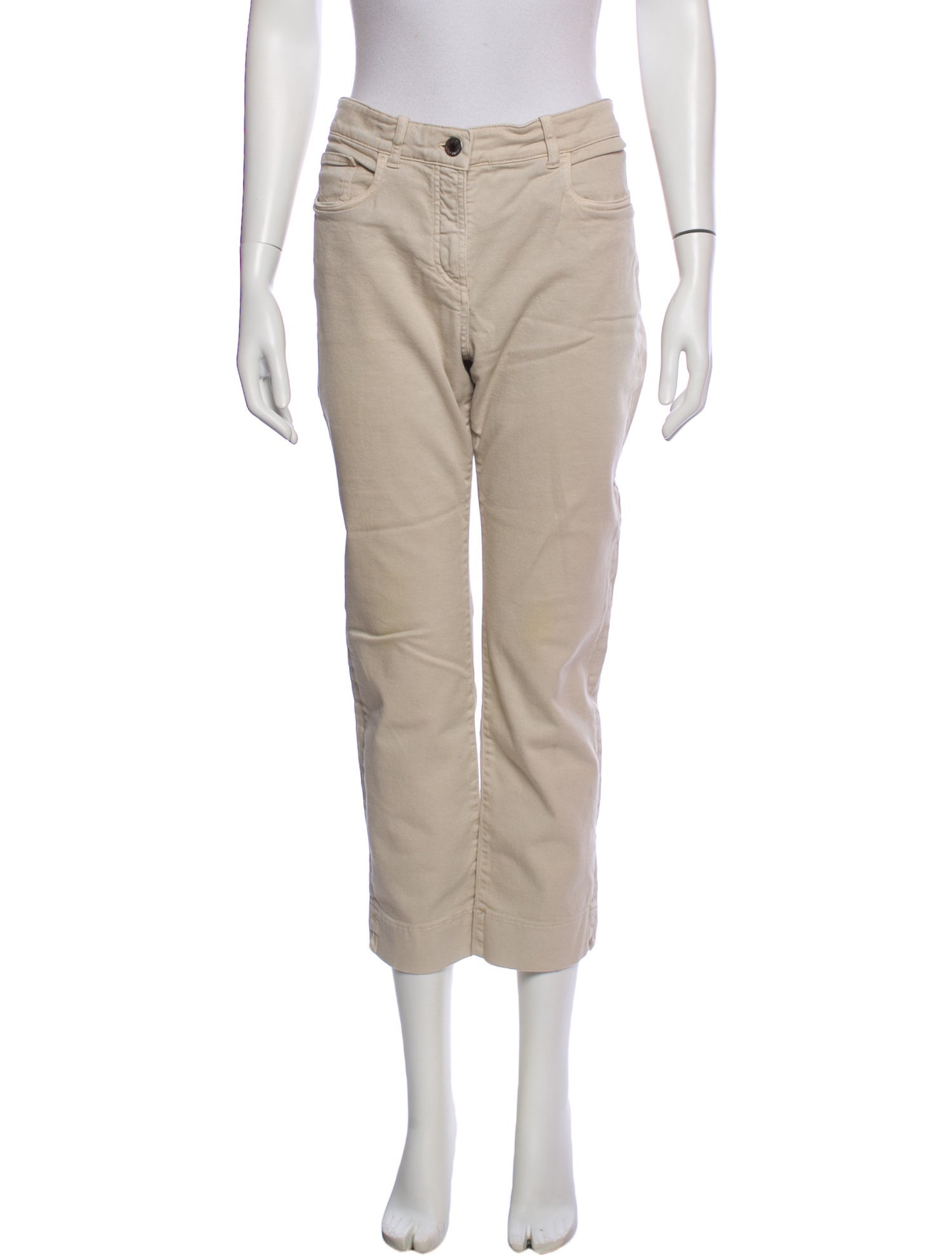 Loro Piana Mid-Rise Straight Leg Jeans