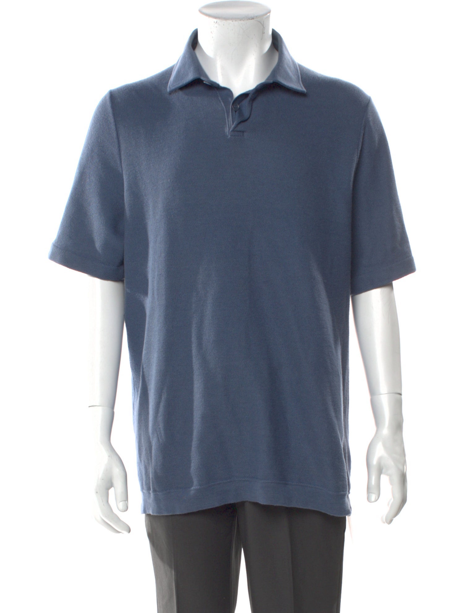 Loro Piana Crew Neck Short Sleeve Polo Shirt