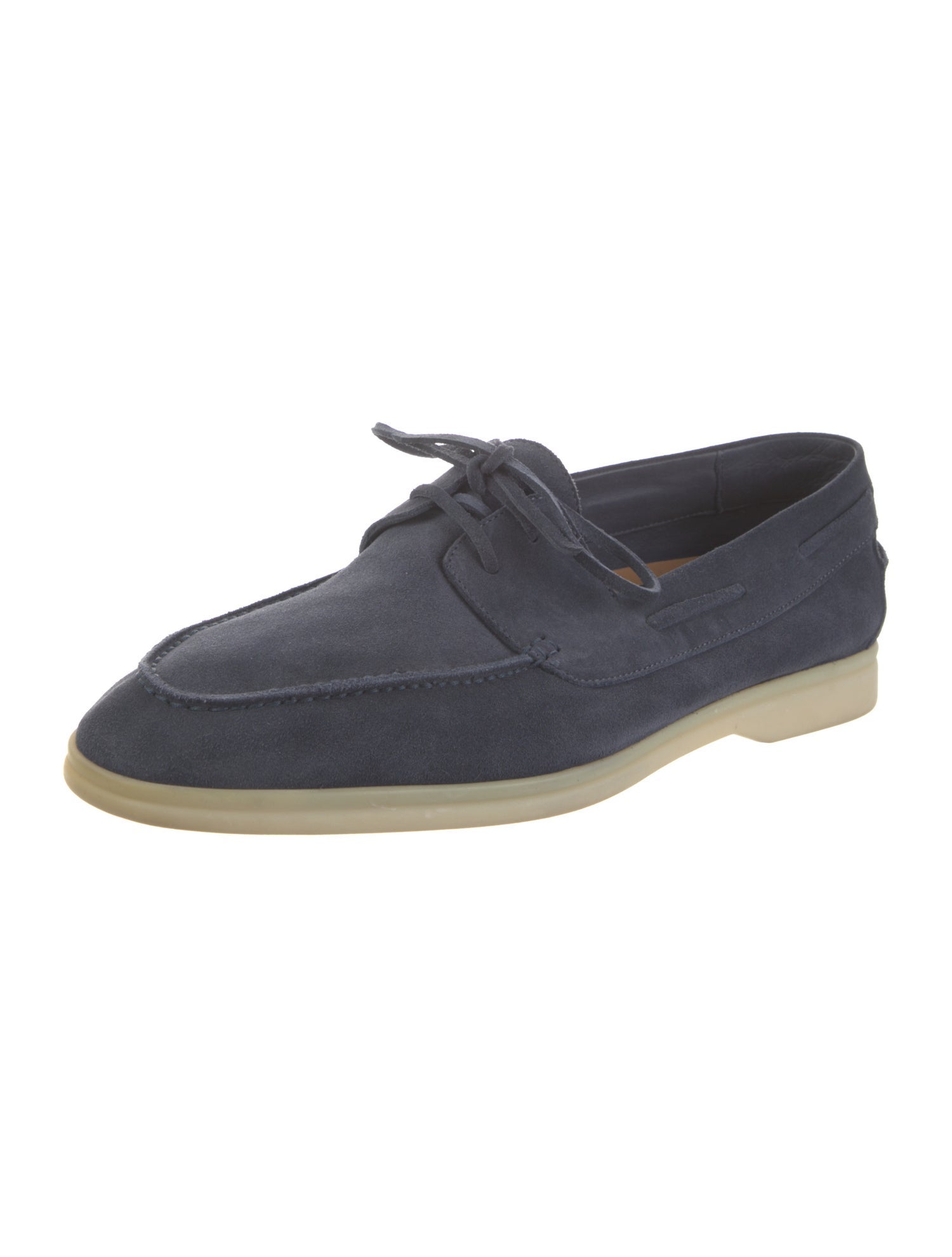 Loro Piana Suede Boat Shoes