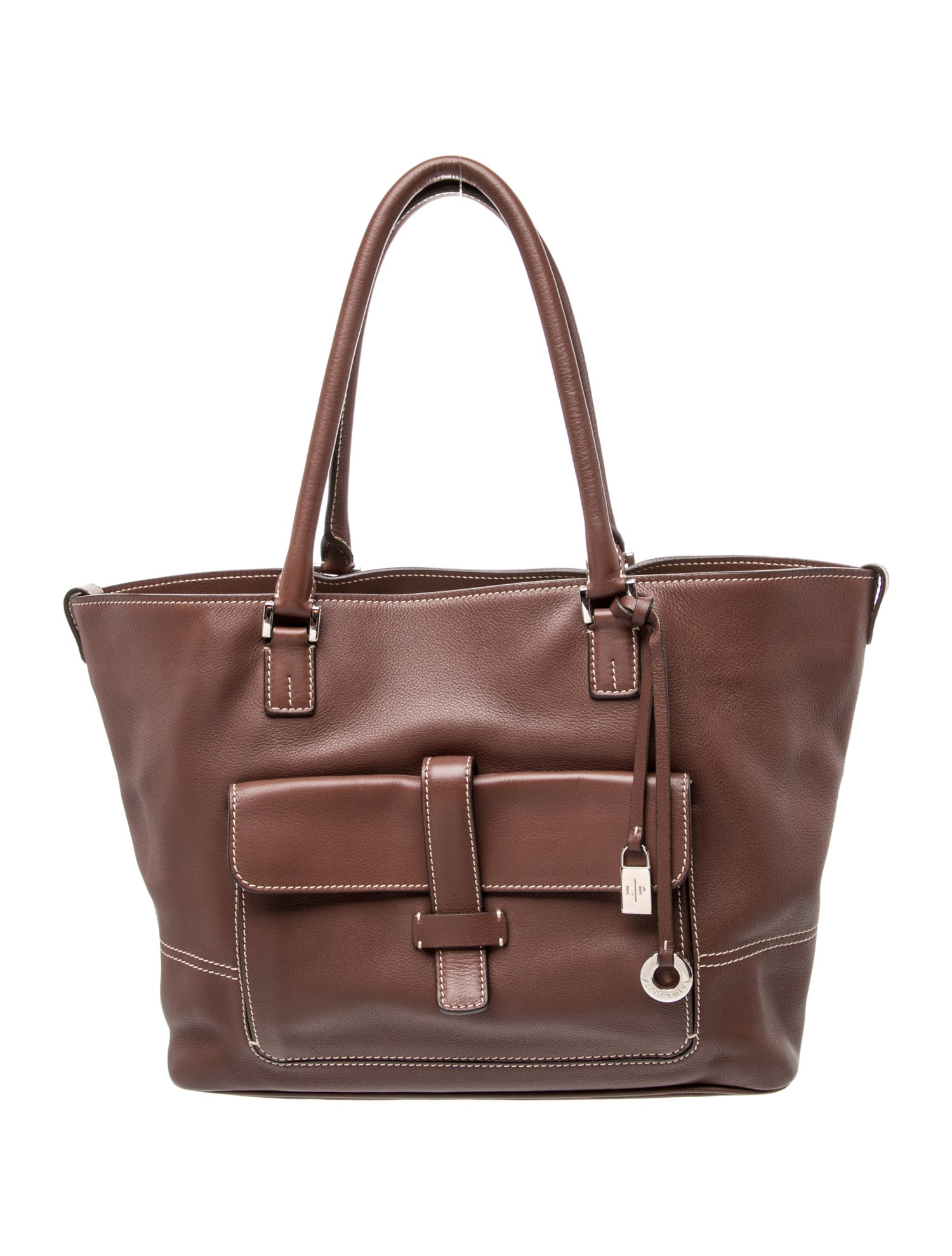 Loro Piana Leather Top Handle Bag