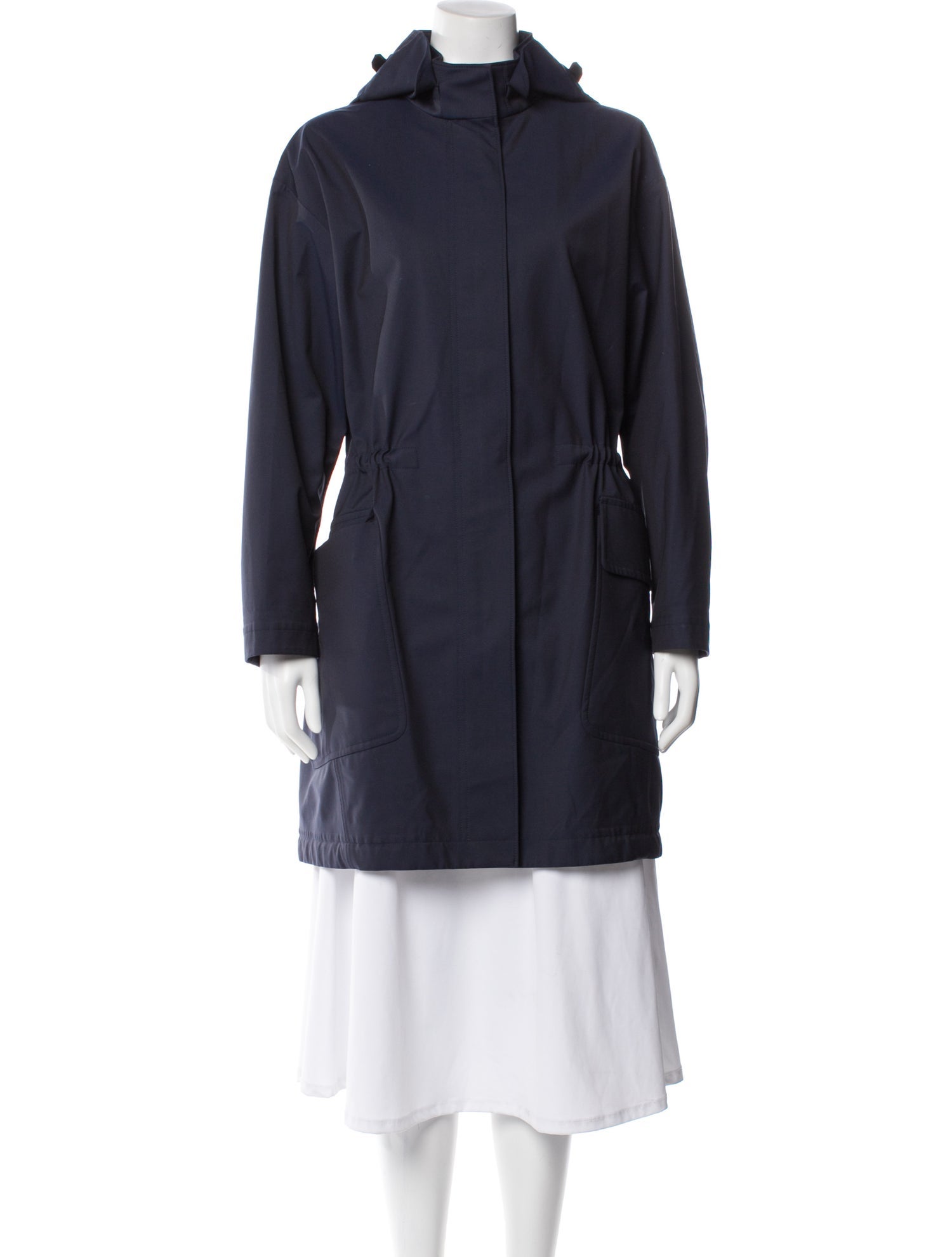 Loro Piana Green Tecnowool Three Layer Storm System Virgin Wool Utility Jacket