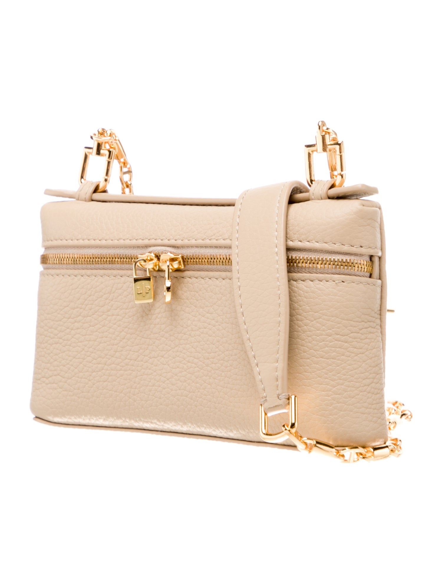 Loro Piana Leather The Extra Pocket L Mini - Neutrals Mini Bags