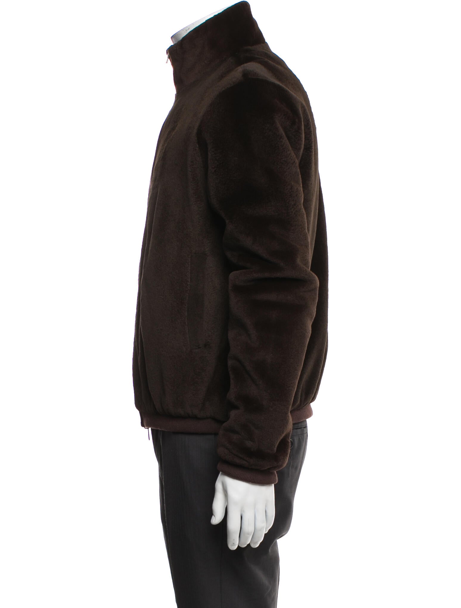 Loro Piana Reversible Windfur Storm System Bomber Jacket