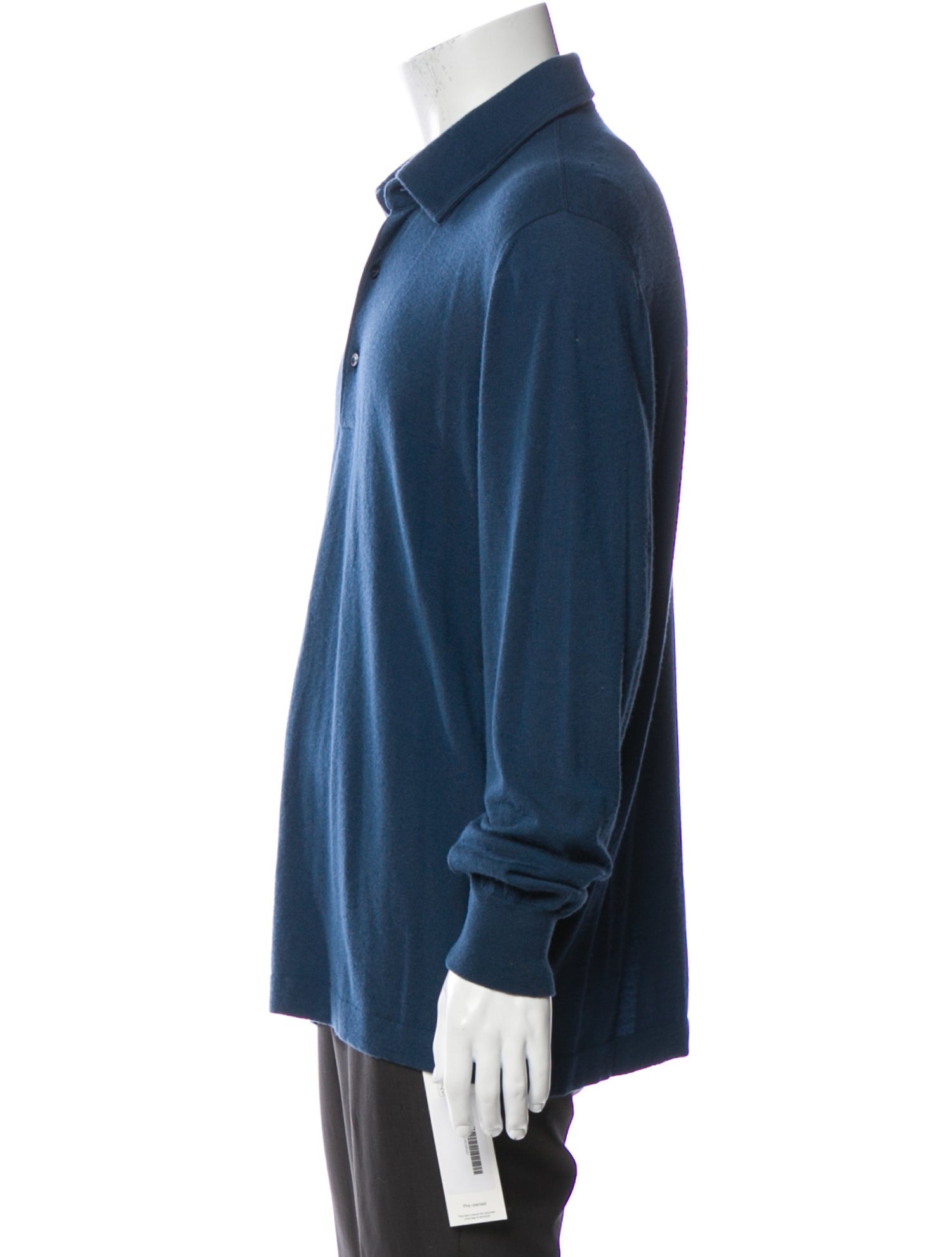 Loro Piana Cashmere Collar Polo Sweater