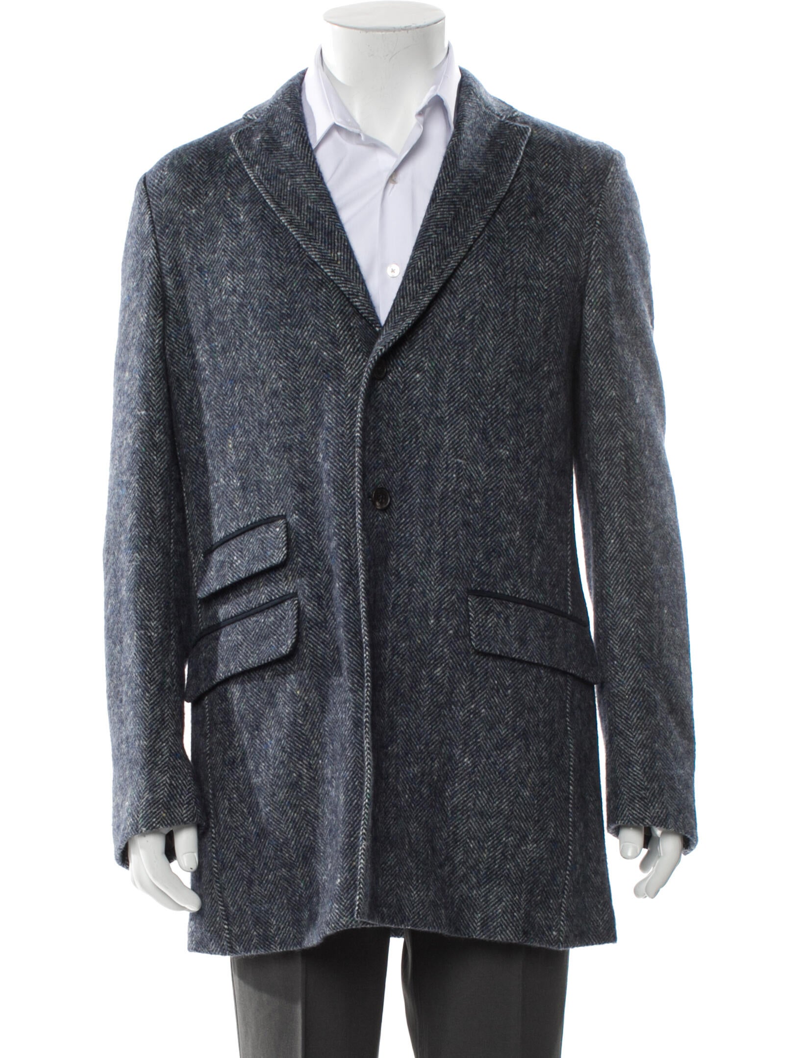 Loro Piana Rain System Virgin Wool Overcoat