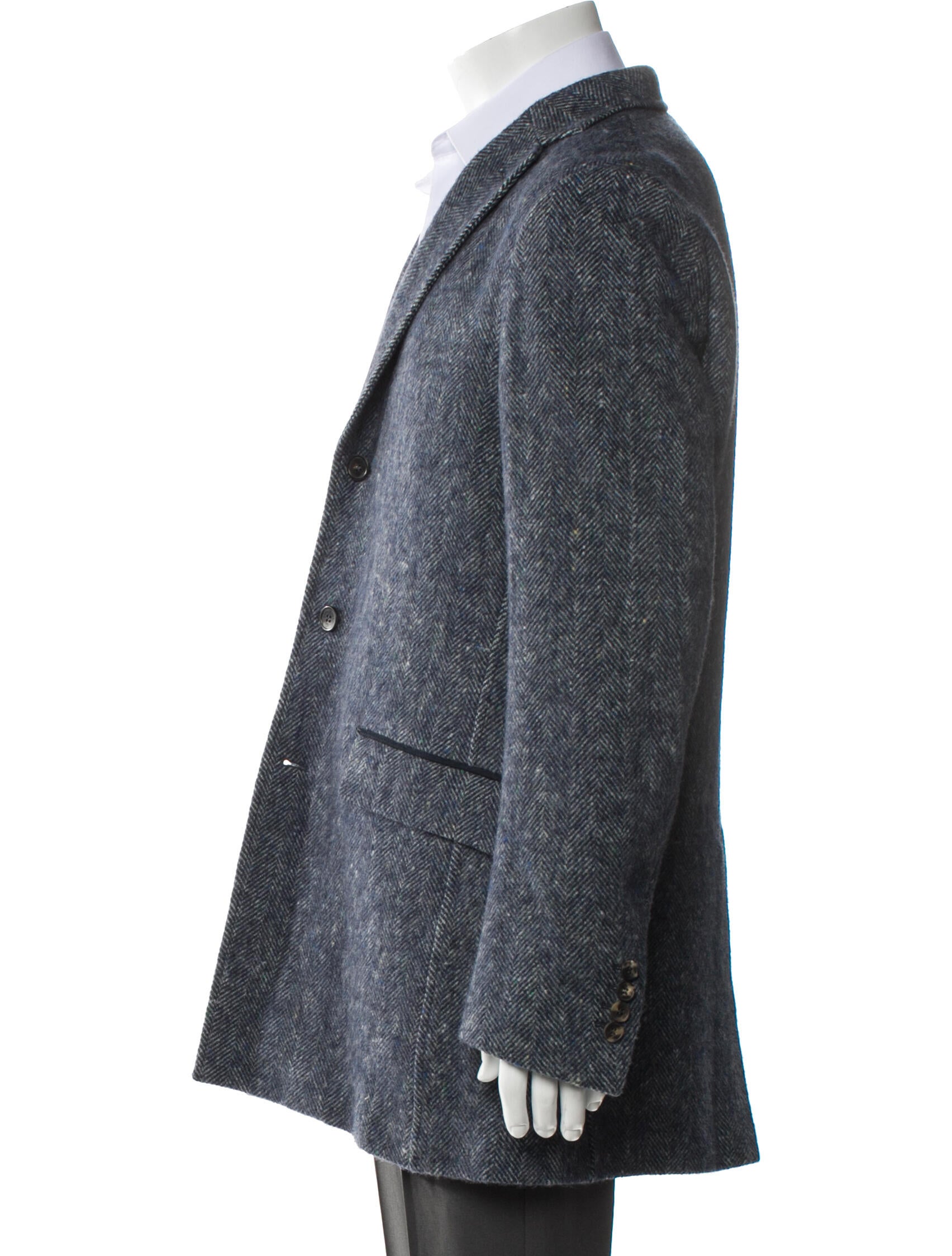 Loro Piana Rain System Virgin Wool Overcoat