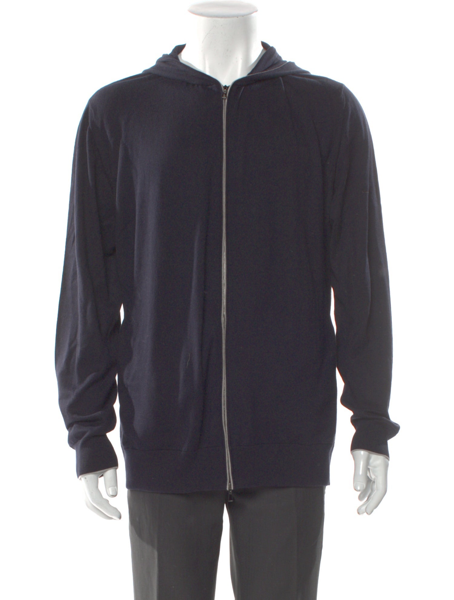 Loro Piana Crew Neck Long Sleeve Cardigan