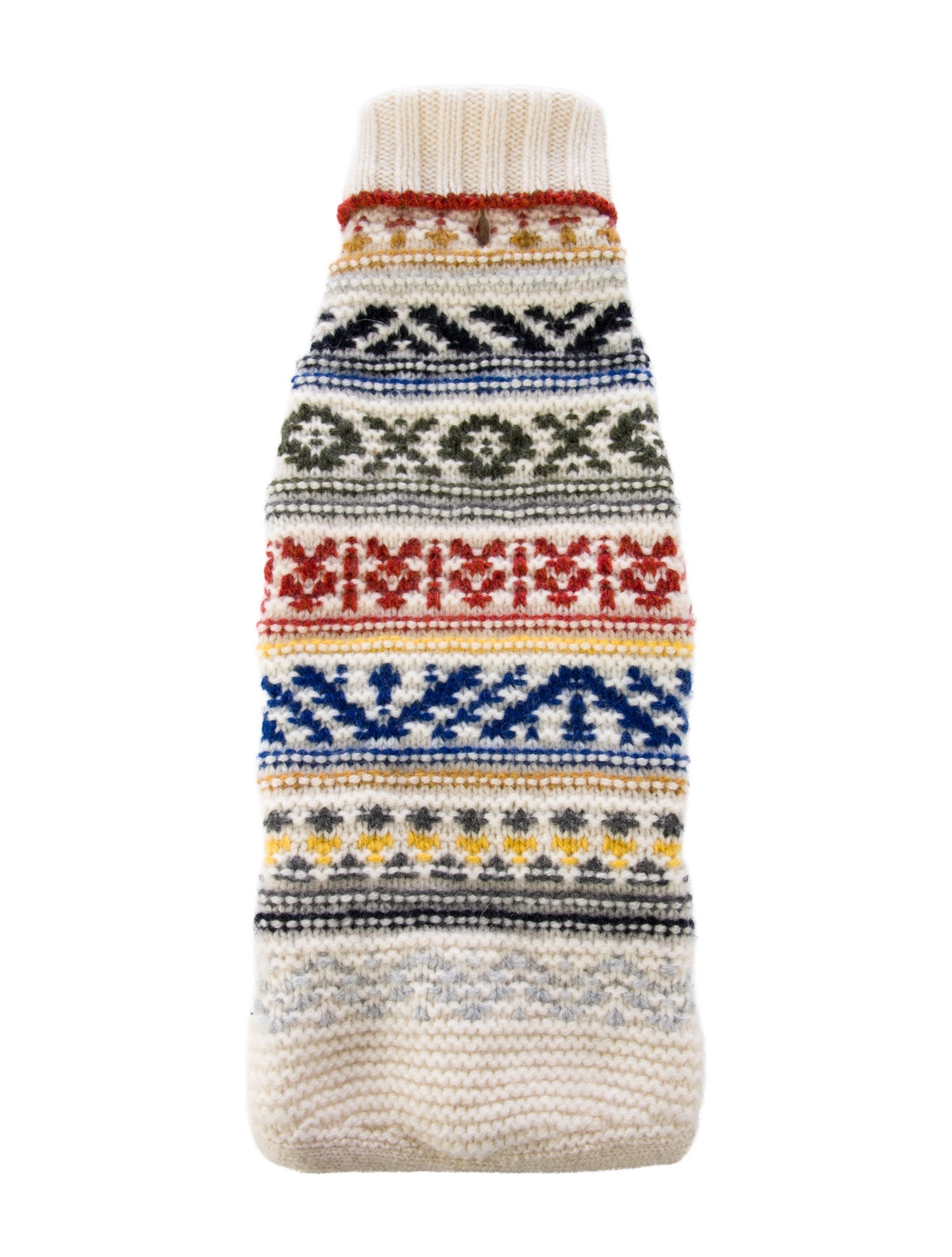 Loro Piana Intarsia Knit Cashmere Pet Sweater