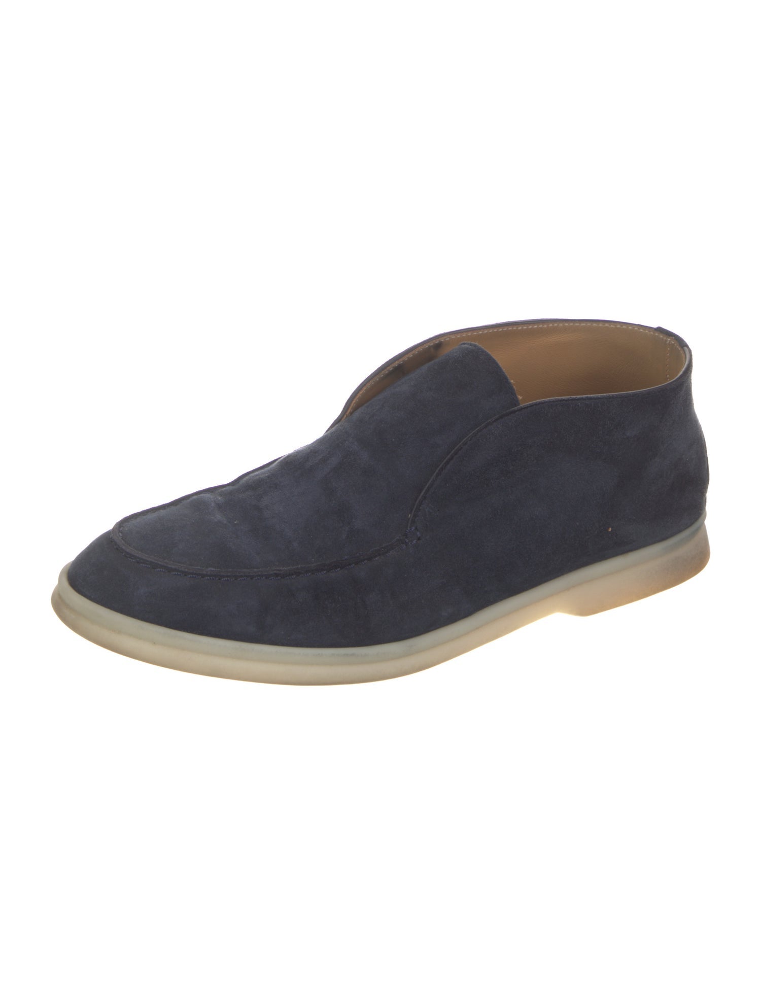 Loro Piana Open Walk Suede Loafers