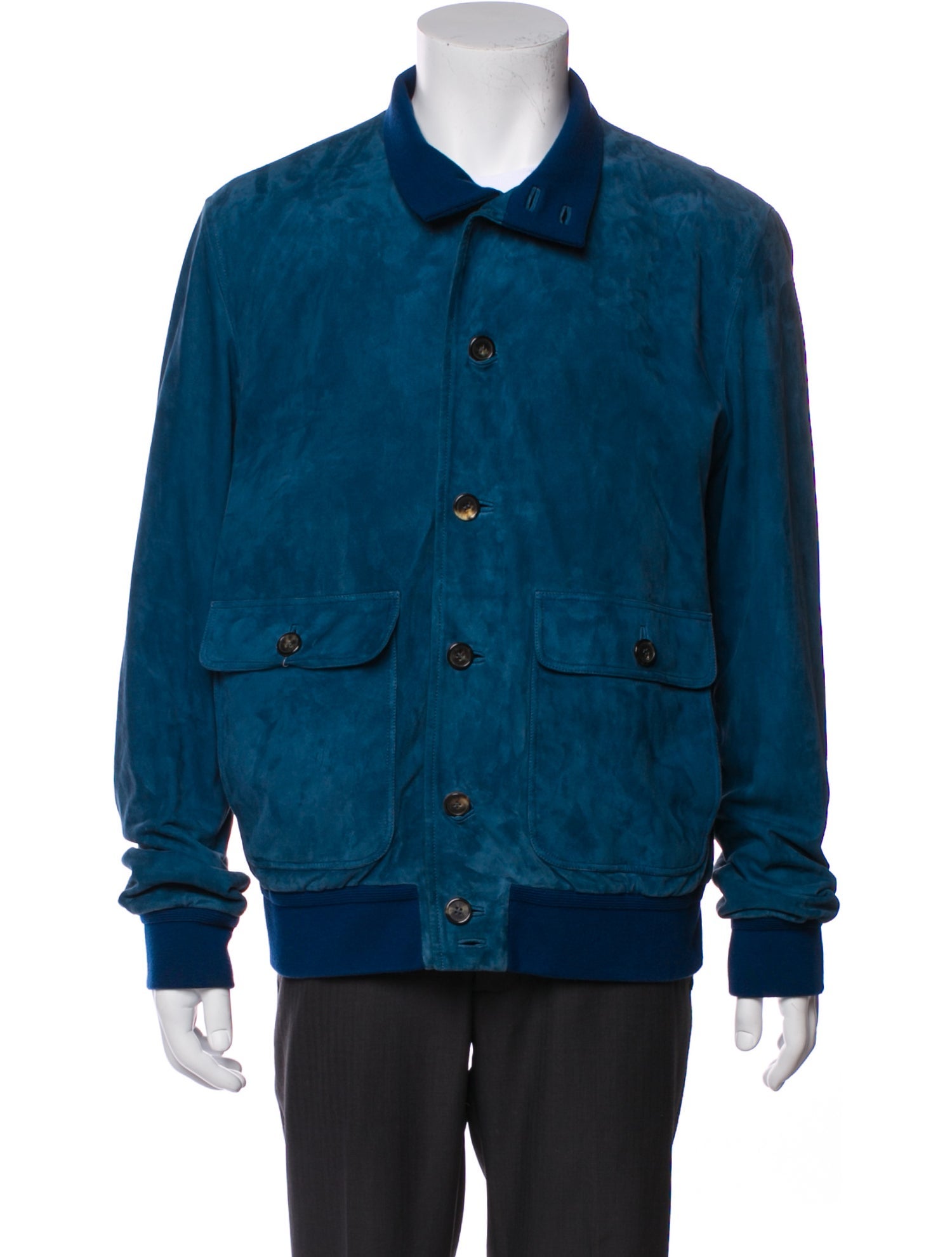 Loro Piana Colorblock Pattern Denim Jacket