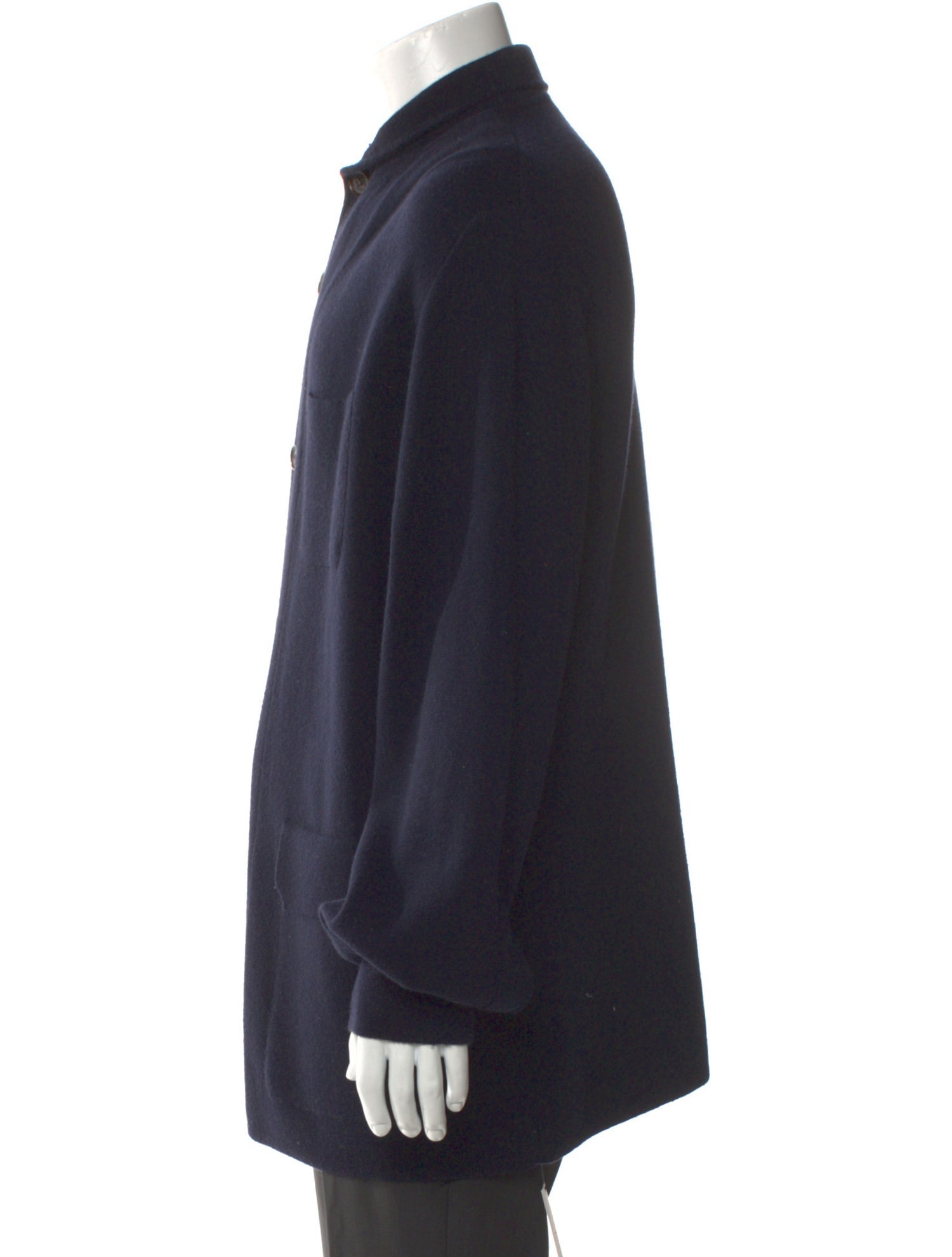 Loro Piana Cashmere Mock Neck Cardigan