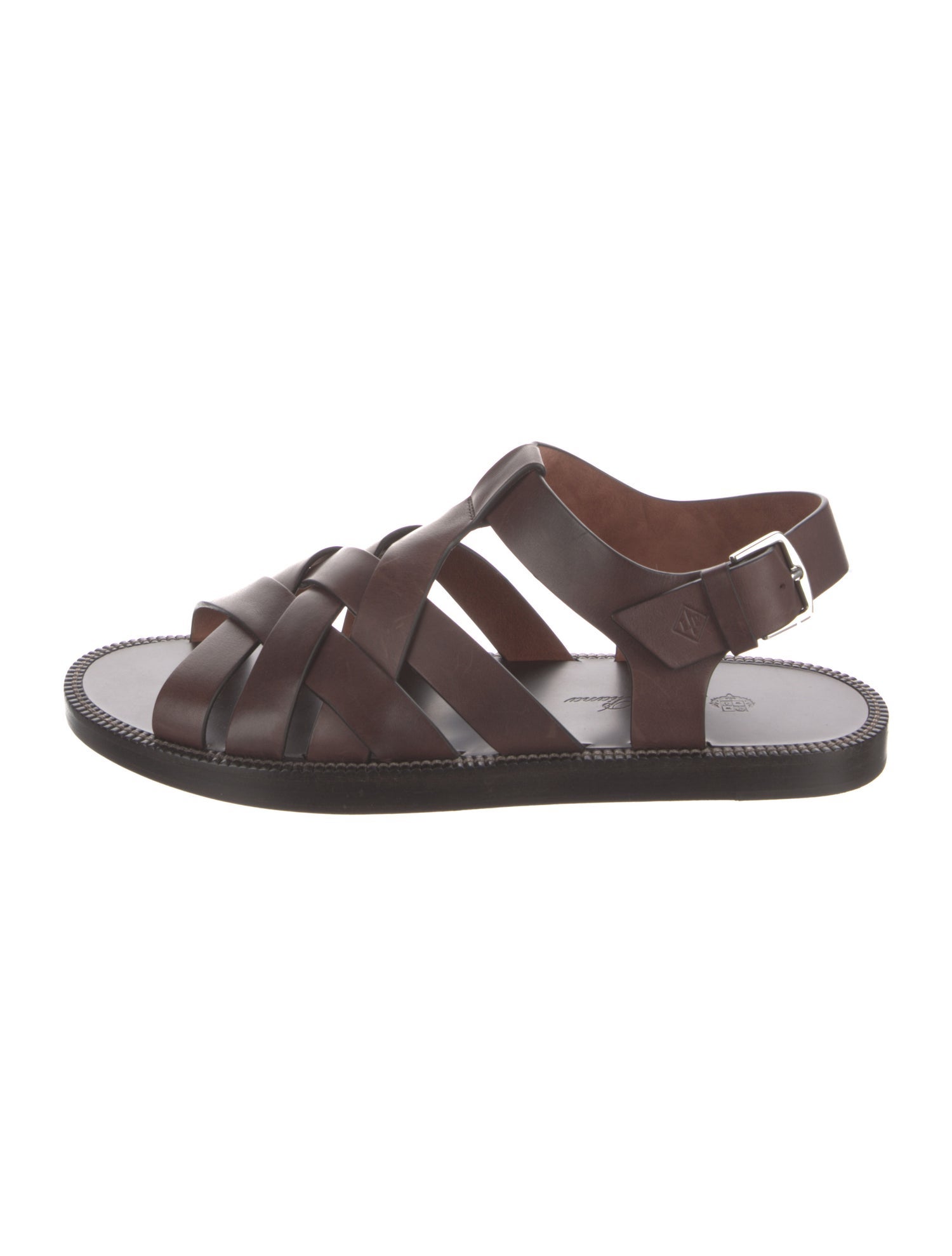 Loro Piana Kumihimo Leather Sandals