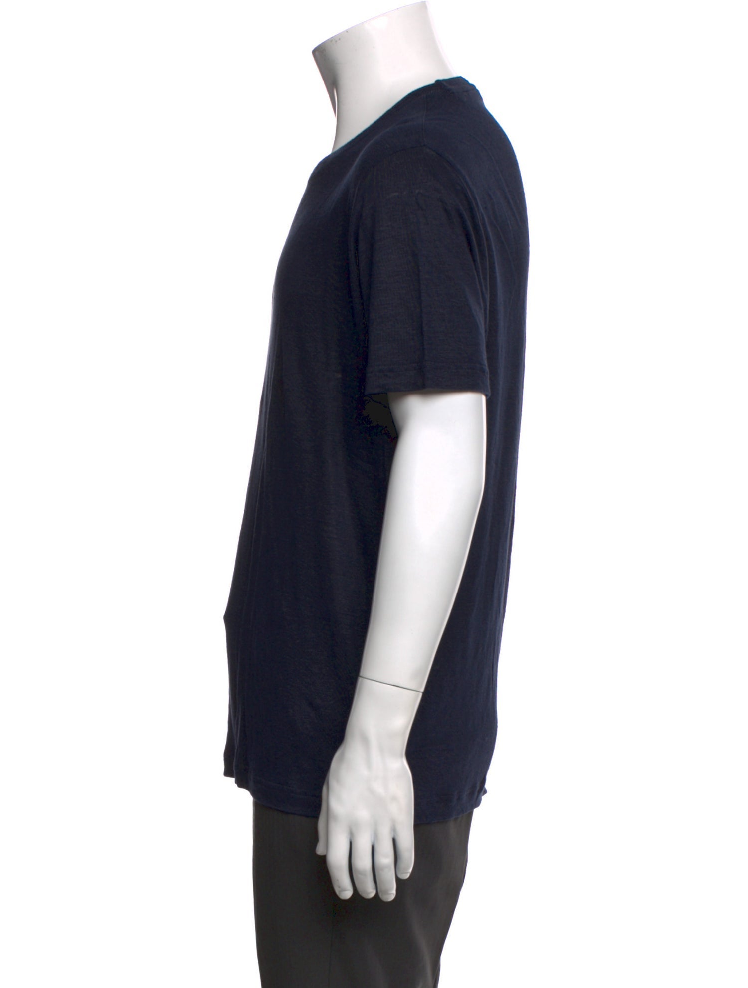 Loro Piana Linen Crew Neck T-Shirt
