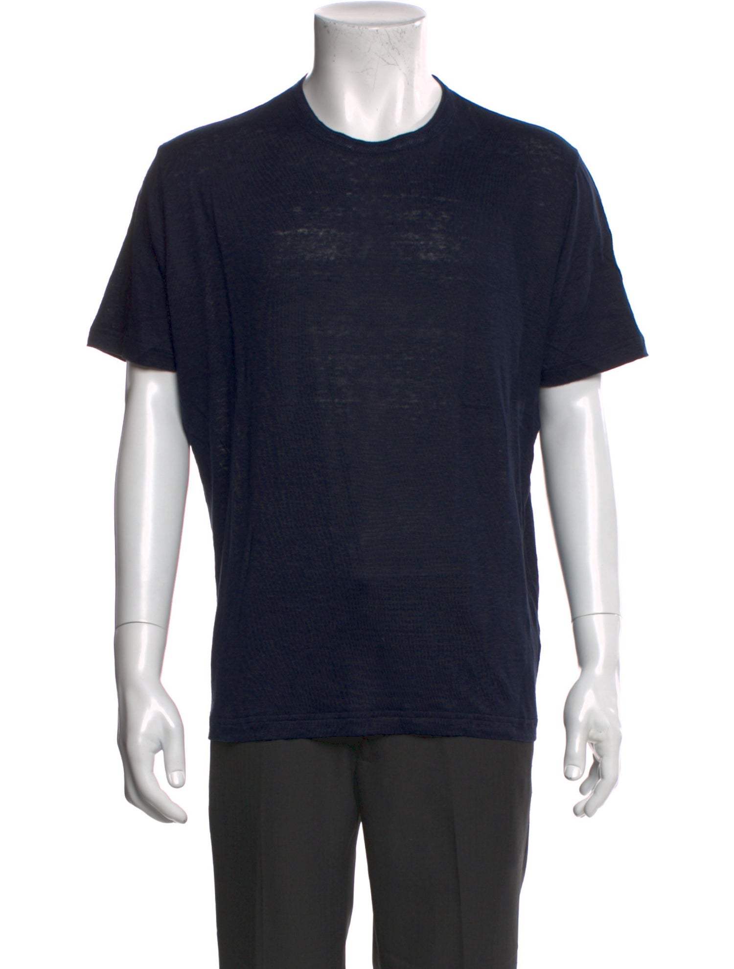 Loro Piana Linen Crew Neck T-Shirt