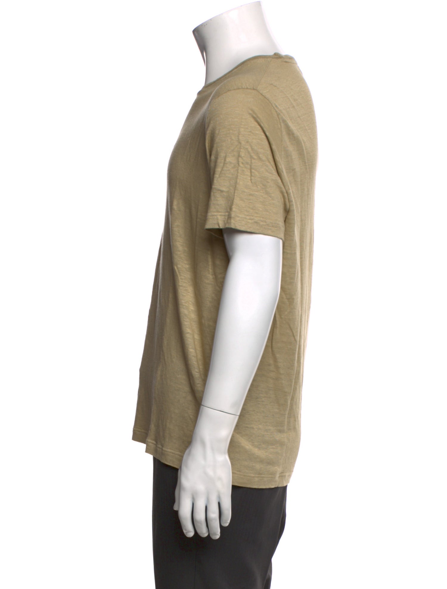 Loro Piana Linen Crew Neck T-Shirt